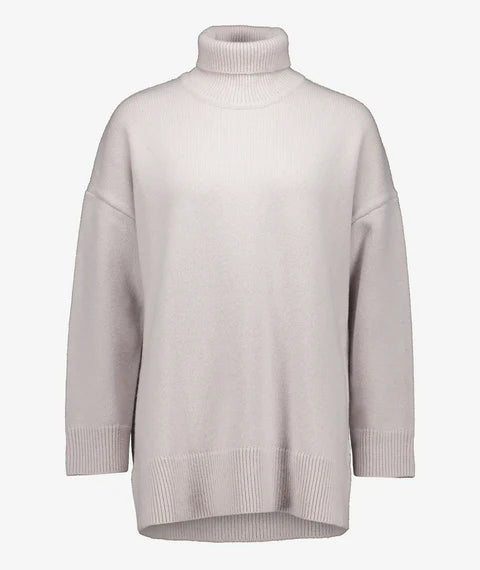 Women's Brunner Merino Roll Neck Knit - Pumice