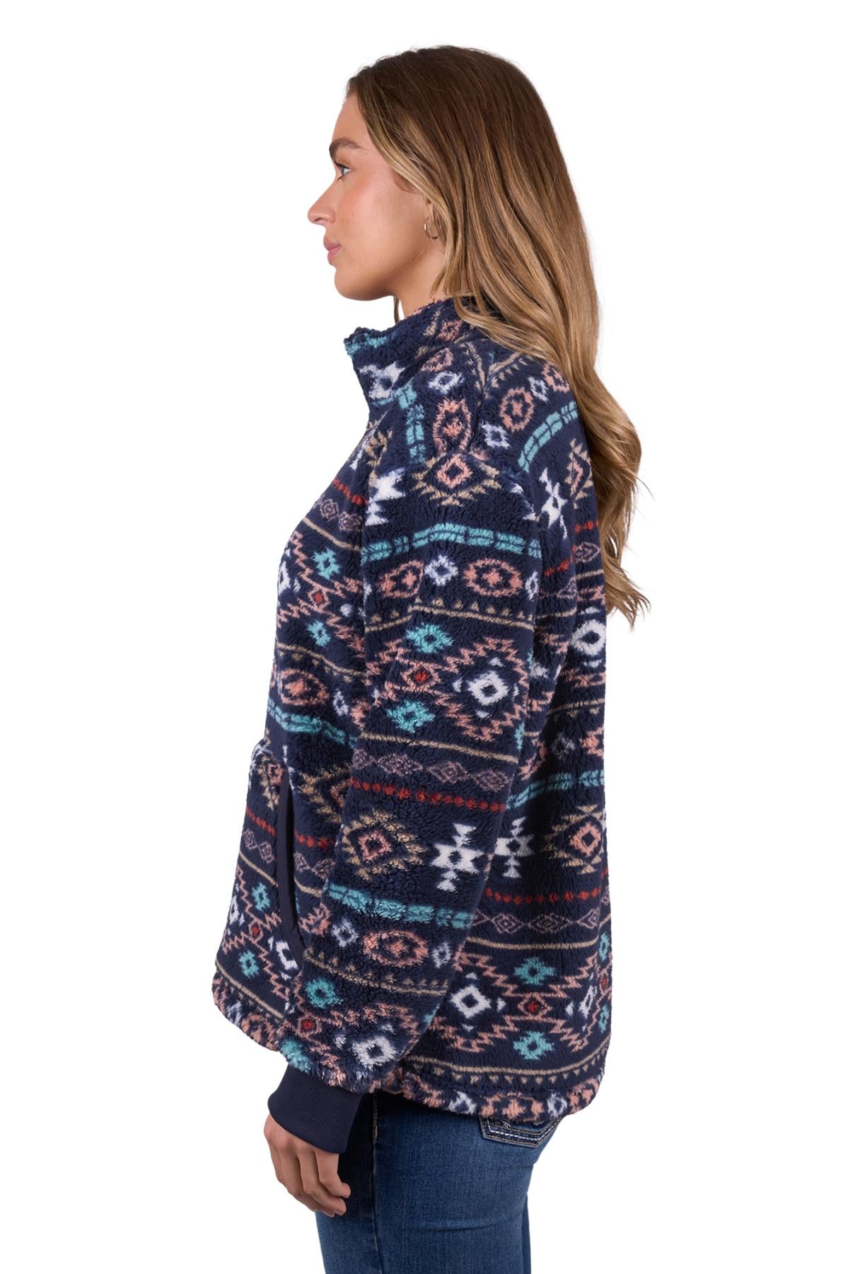 Pure Western Women’s Luna 1/4 Zip Pullover - Multi