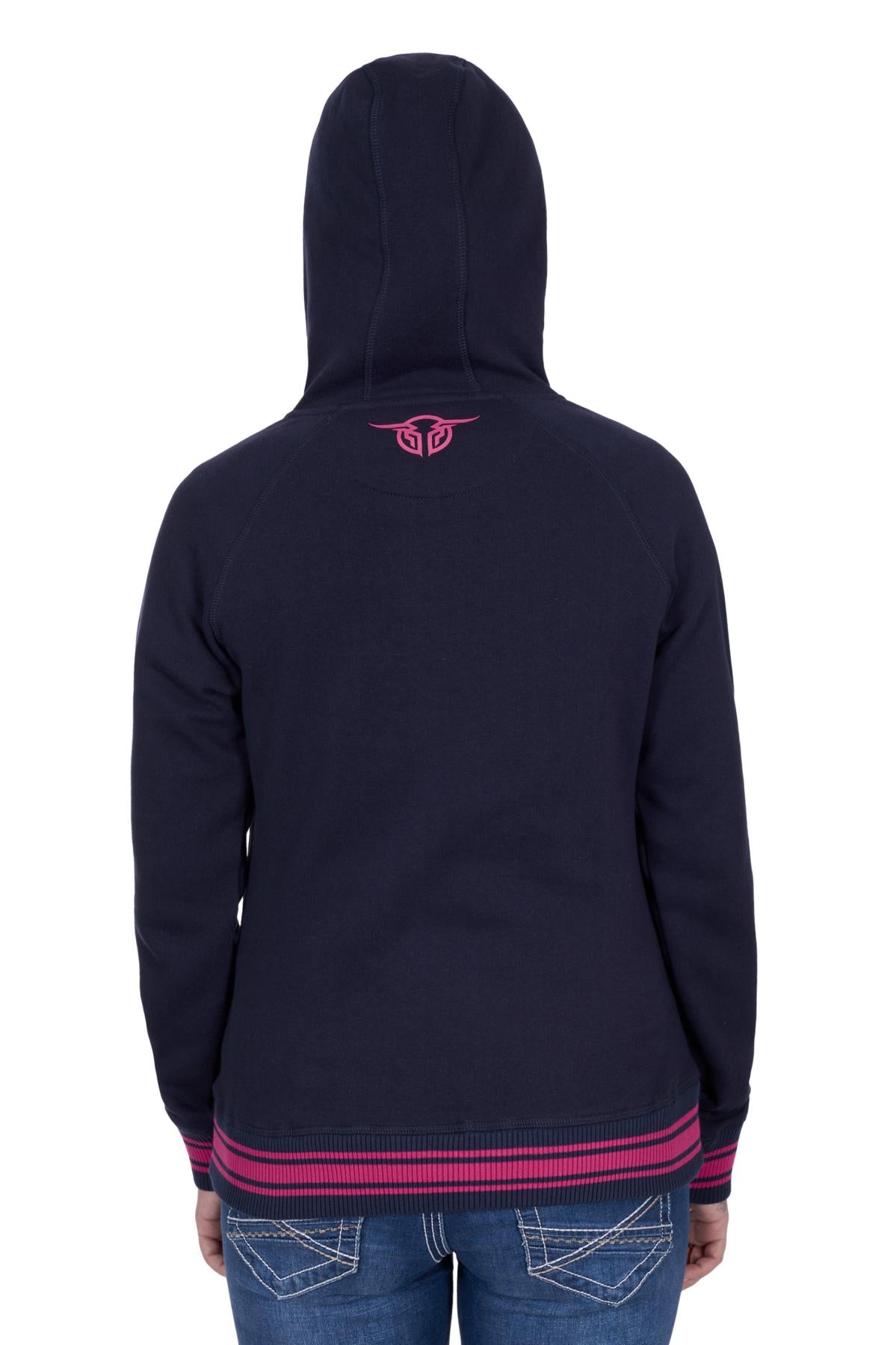Bullzye Women's Morgan Pullover Hoodie - NAVY