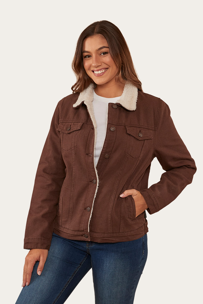 RINGERS WESTERN WOMEN'S PALMER JACKET - CHOCOLATE