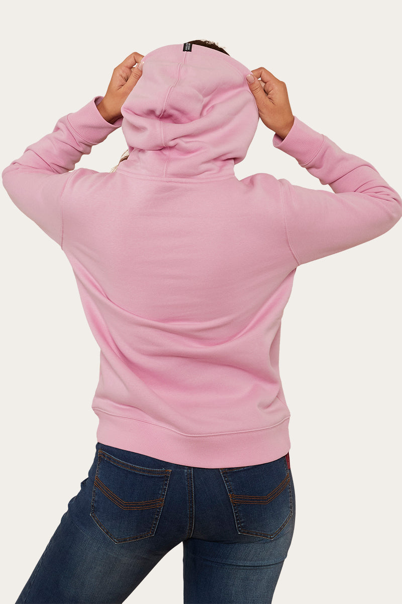 Ringers Western Melrose Women's Hoodie (Giddy Up) - Pastel Pink