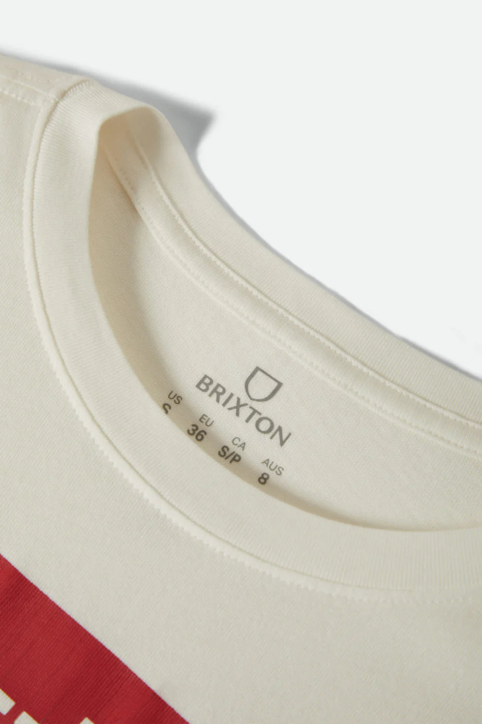 Brixton Women's World Champion Oversized BF Tee - Off White
