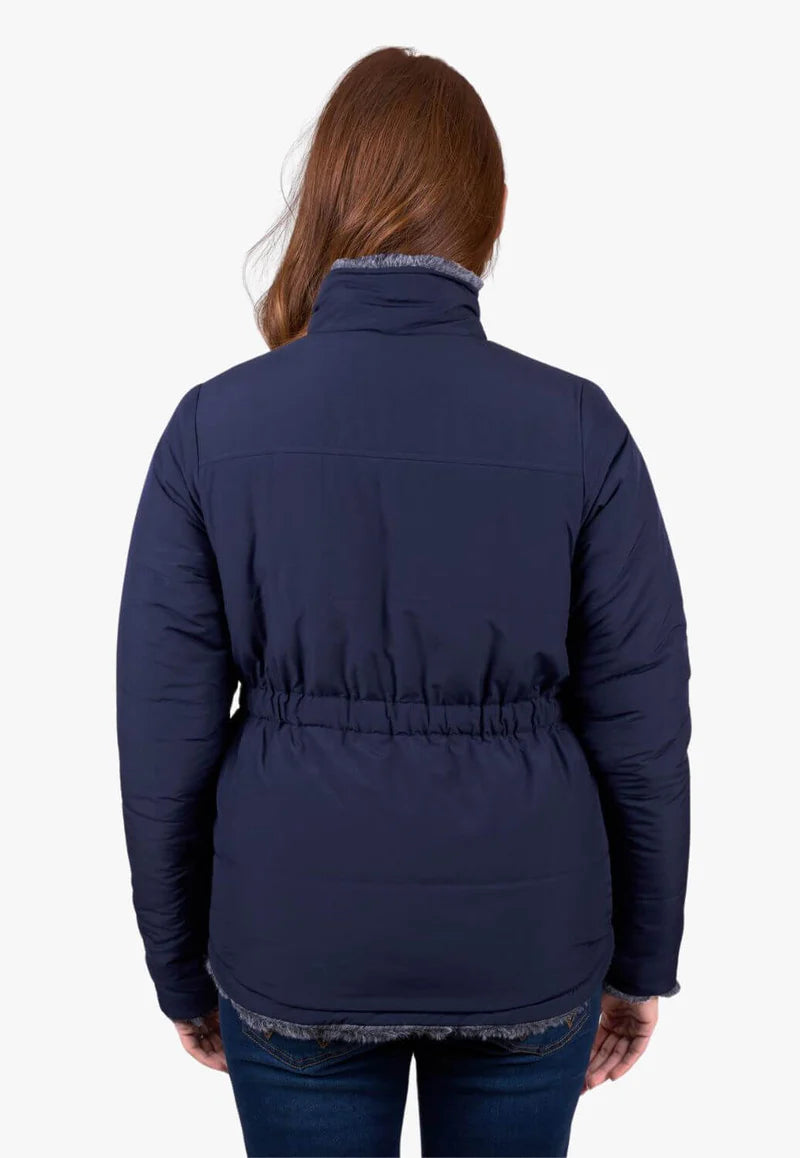 Wrangler Womens Denver Revs Jacket - NAVY/CHARCOAL
