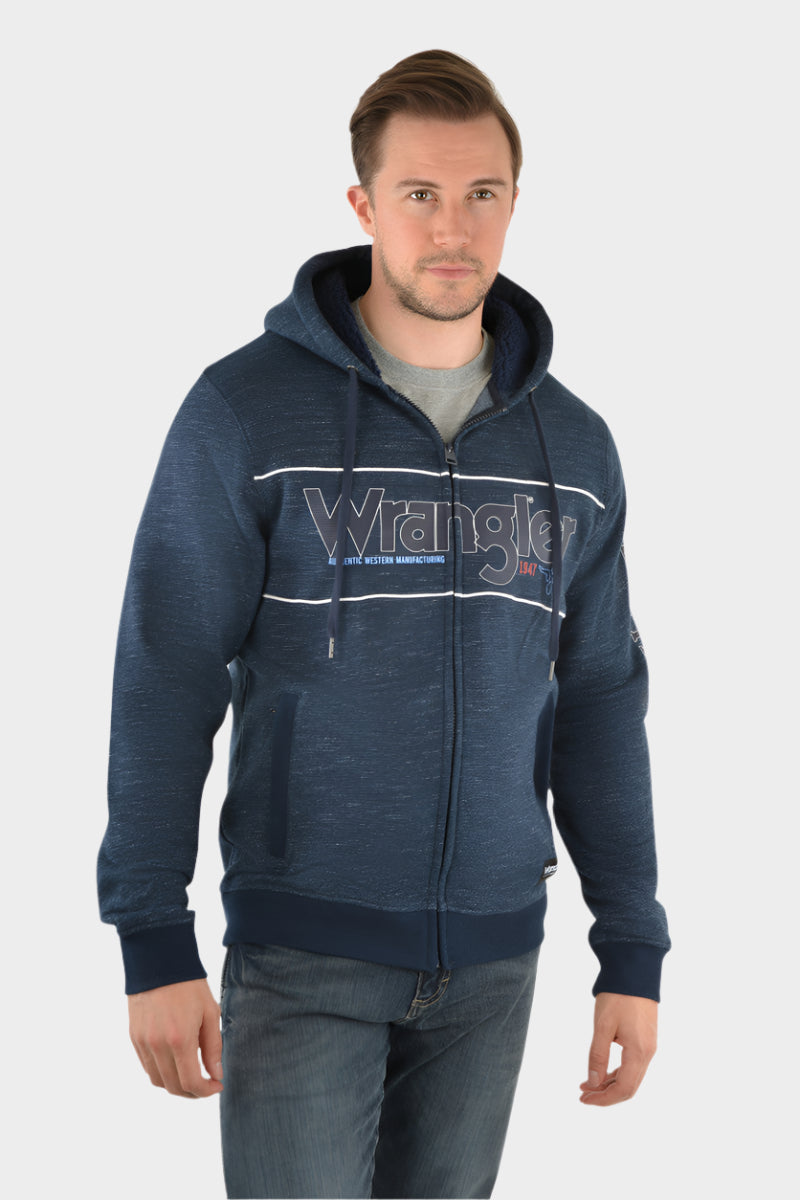 WRANGLER MENS GALLANT ZIP THROUGH HOODIE