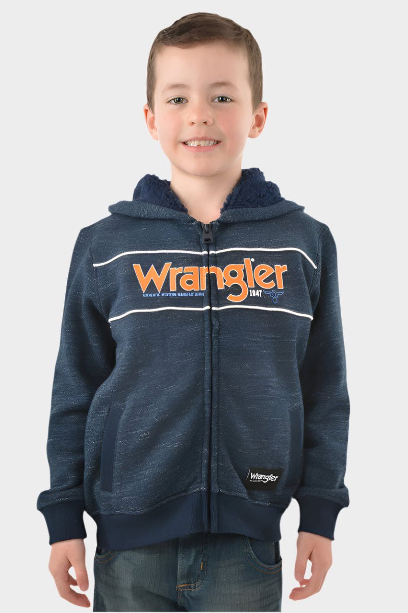WRANGLER BOYS GALLANT ZIP THROUGH HOODIE