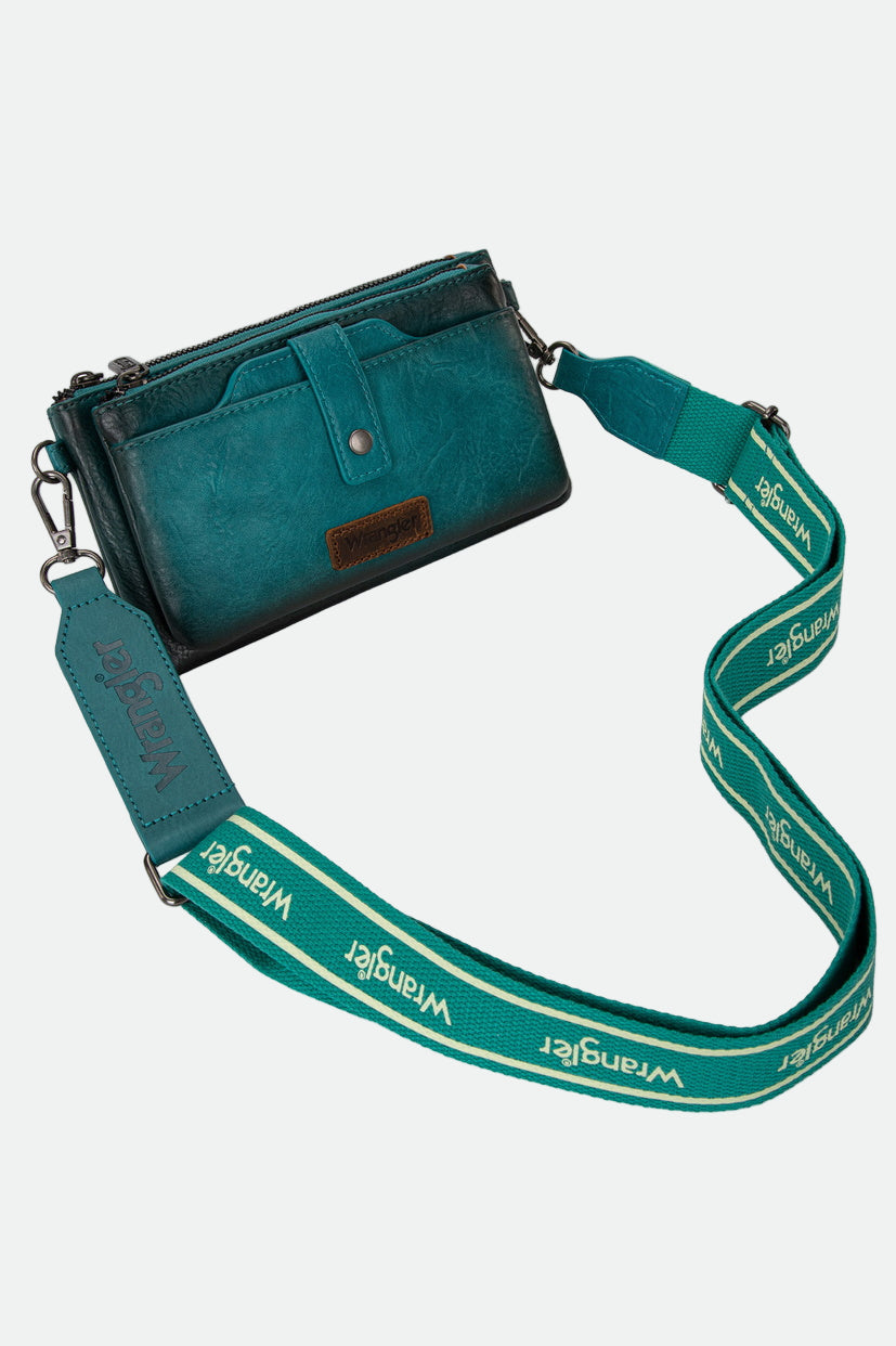 Wrangler Wallet Crossbody Bag_Turquoise