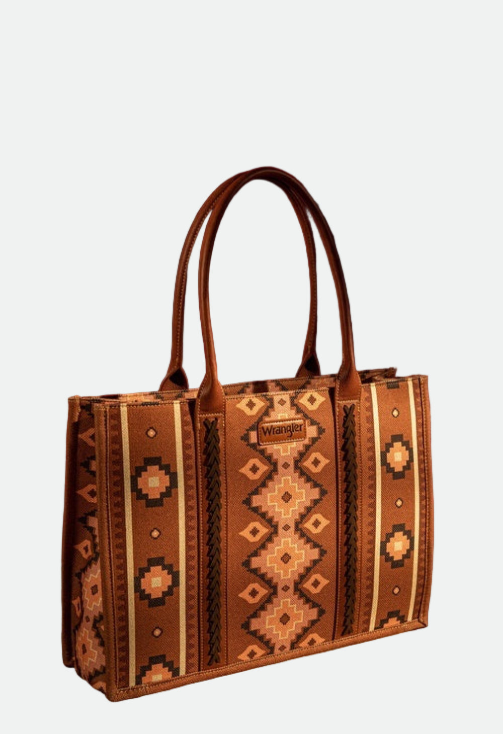 WRANGLER SOUTHWESTERN LARGE TOTE BAG (W24)