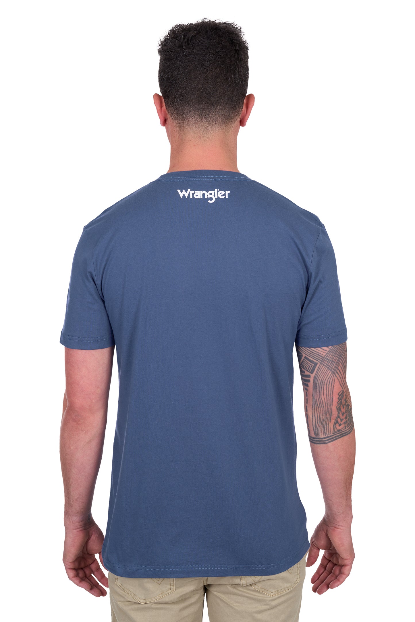 Wrangler Men's MICHAEL SS Tee - Denim