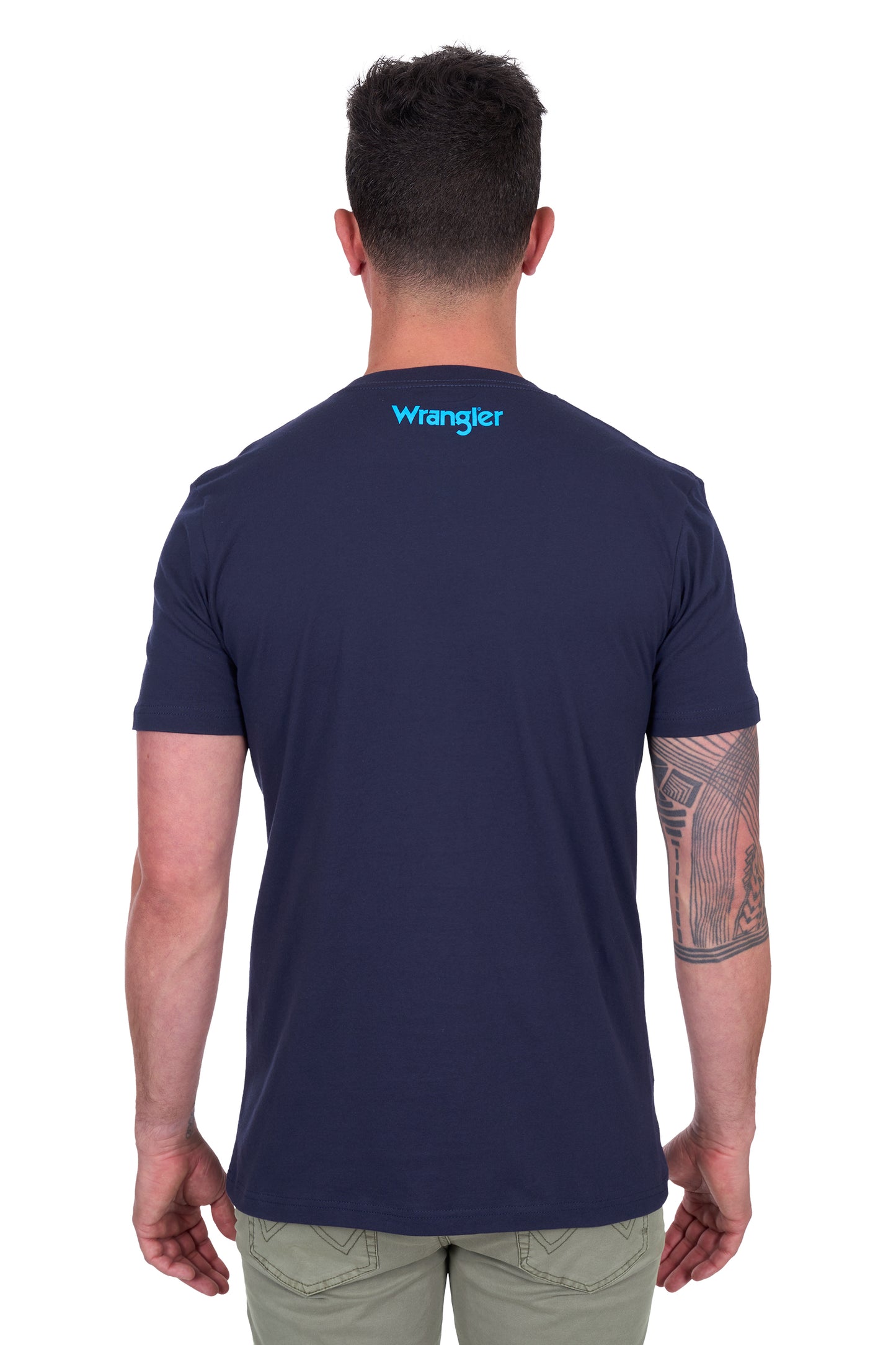 Wrangler Men's ALBERT SS Tee - Navy
