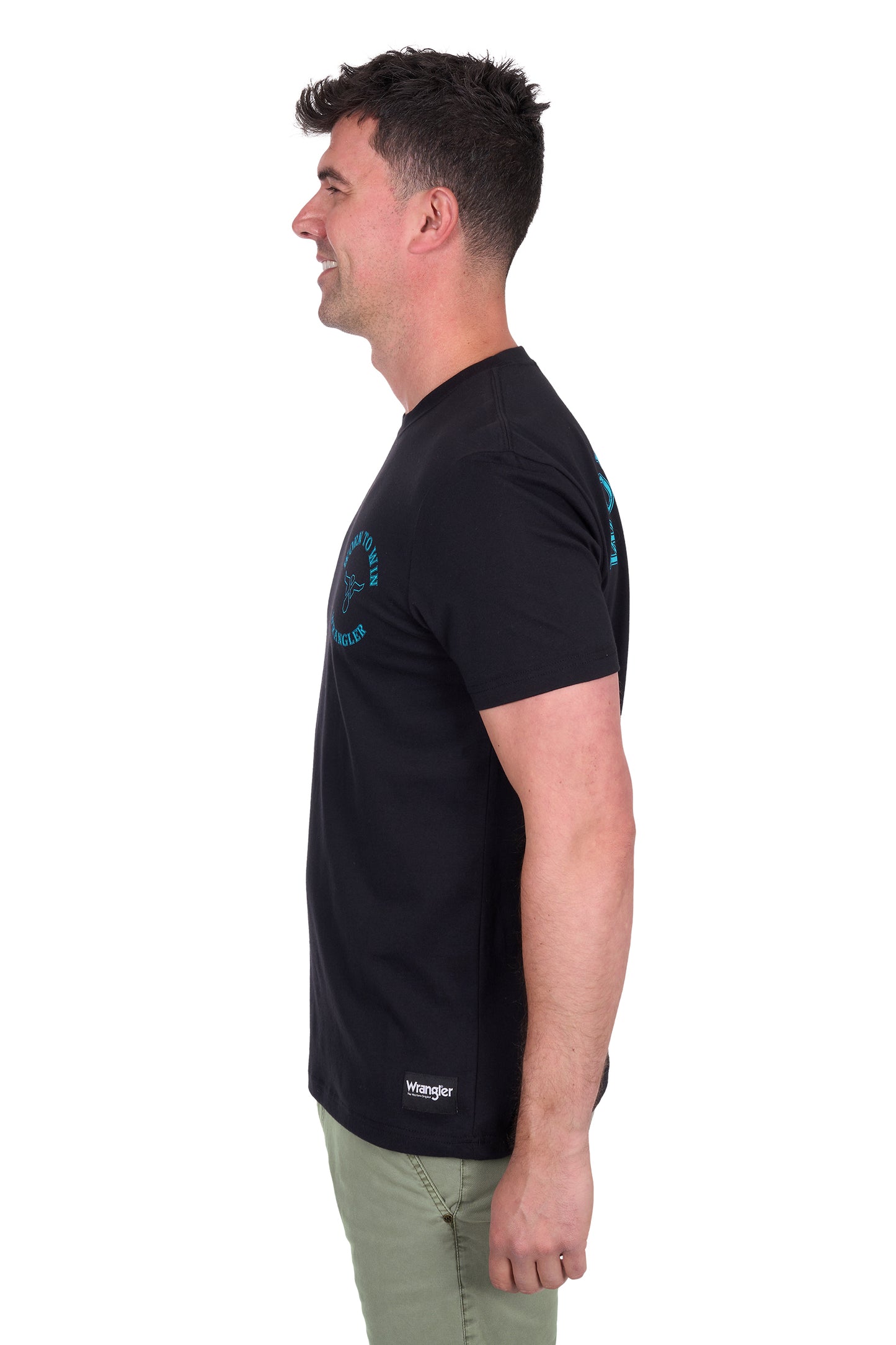 Wrangler Men's RICKY SS Tee - Black