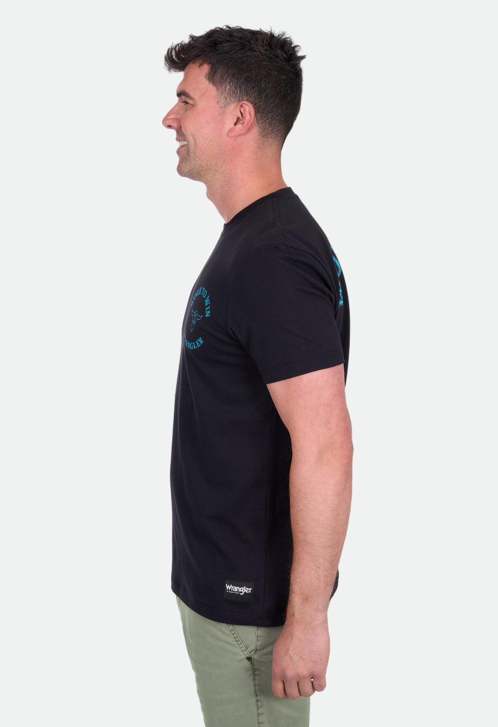 Wrangler Men's RICKY SS Tee - Black