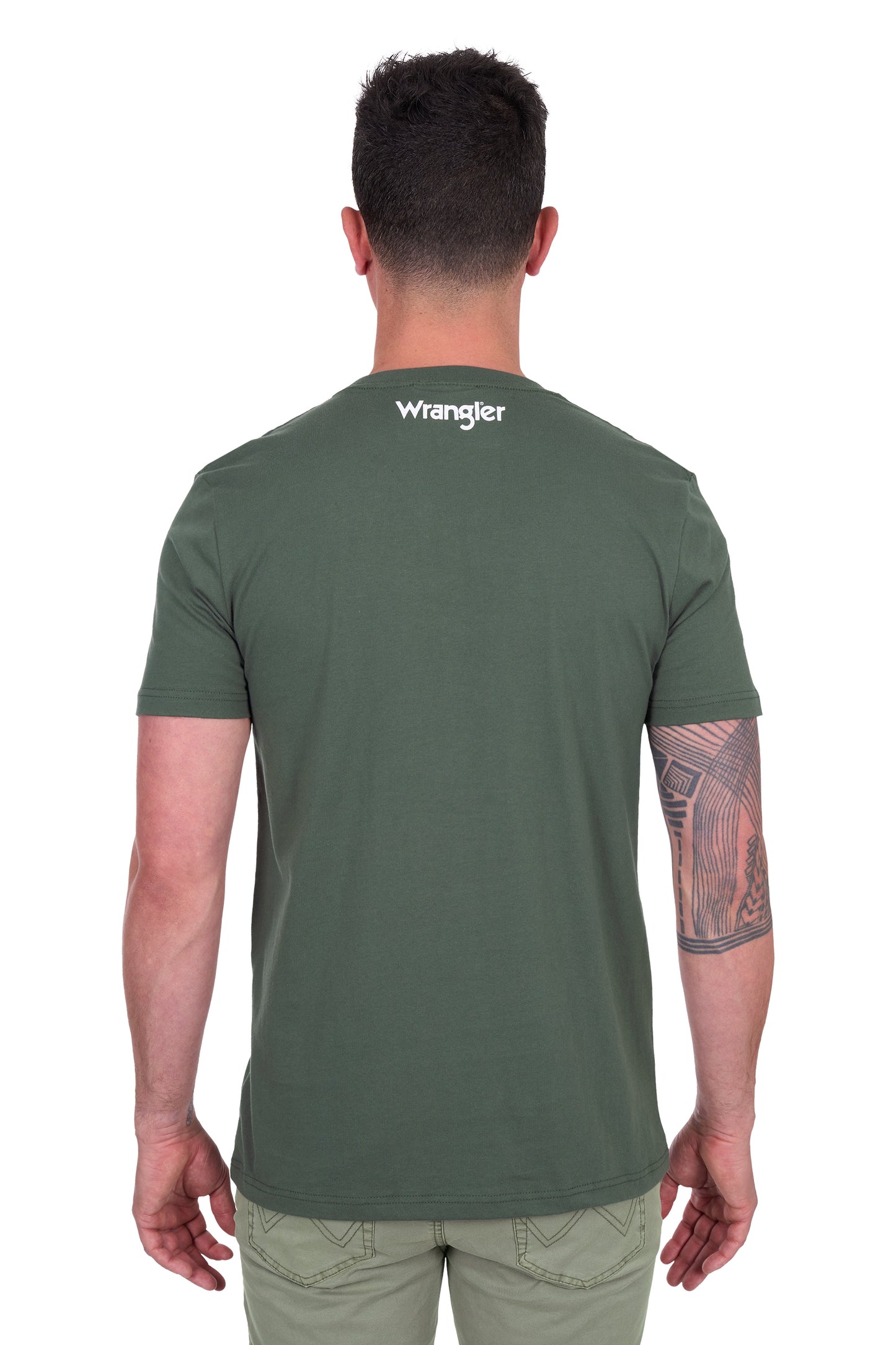 Wrangler Men's ANDRE SS Tee - Cypress