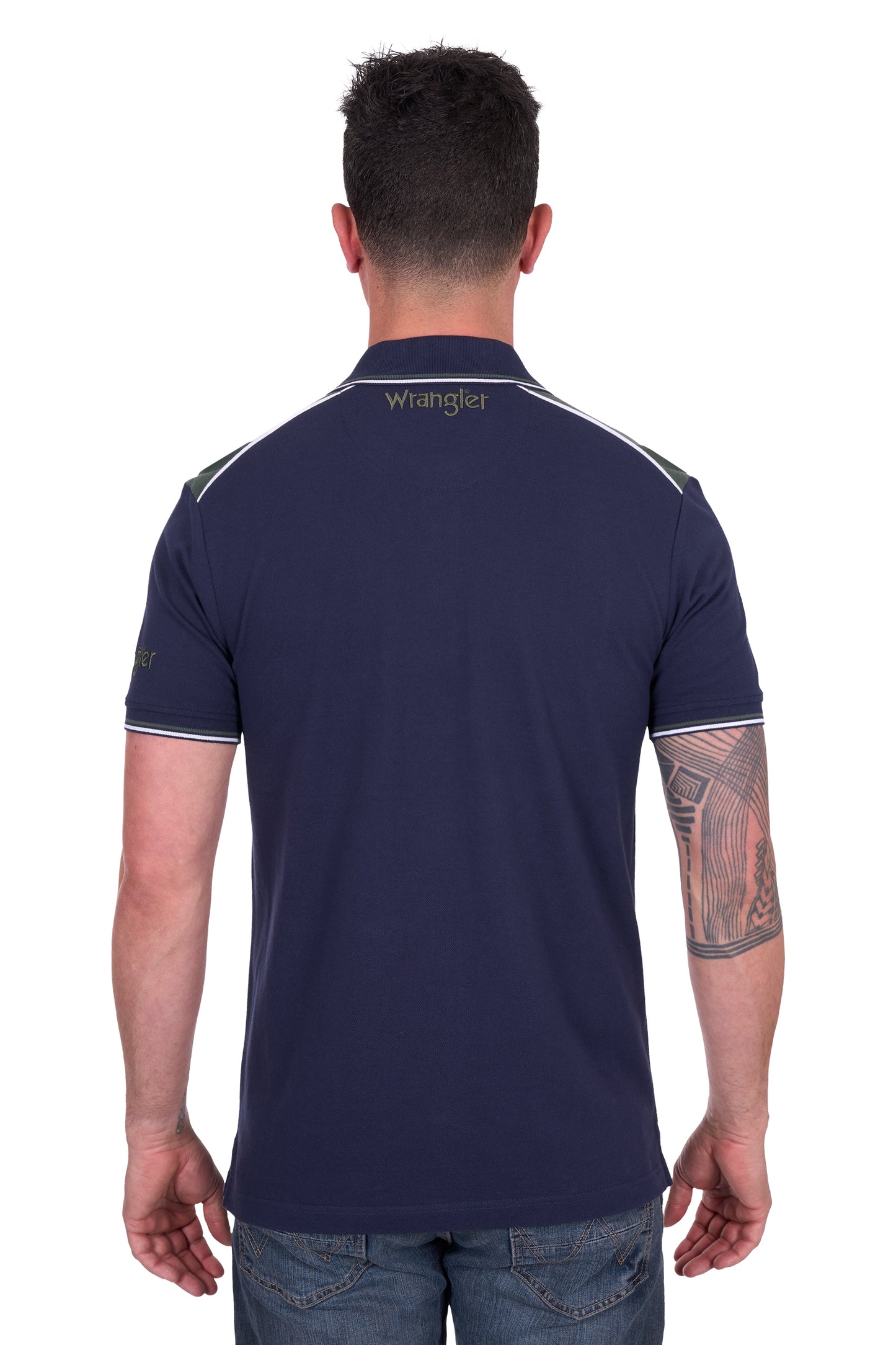 Wrangler Men's Jarrod 1Pkt Ss Polo - Navy