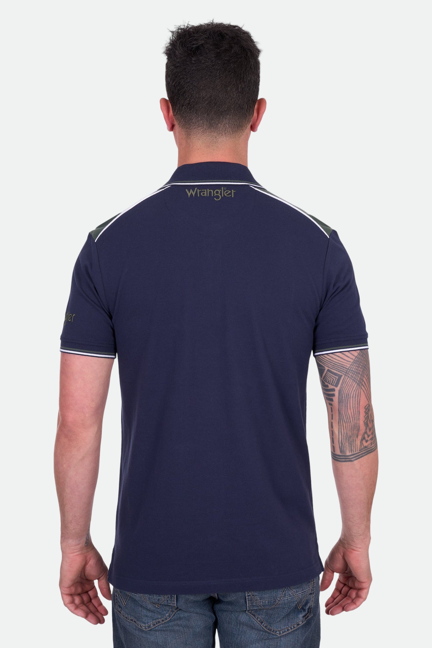 Wrangler Men's Jarrod 1Pkt Ss Polo - Navy
