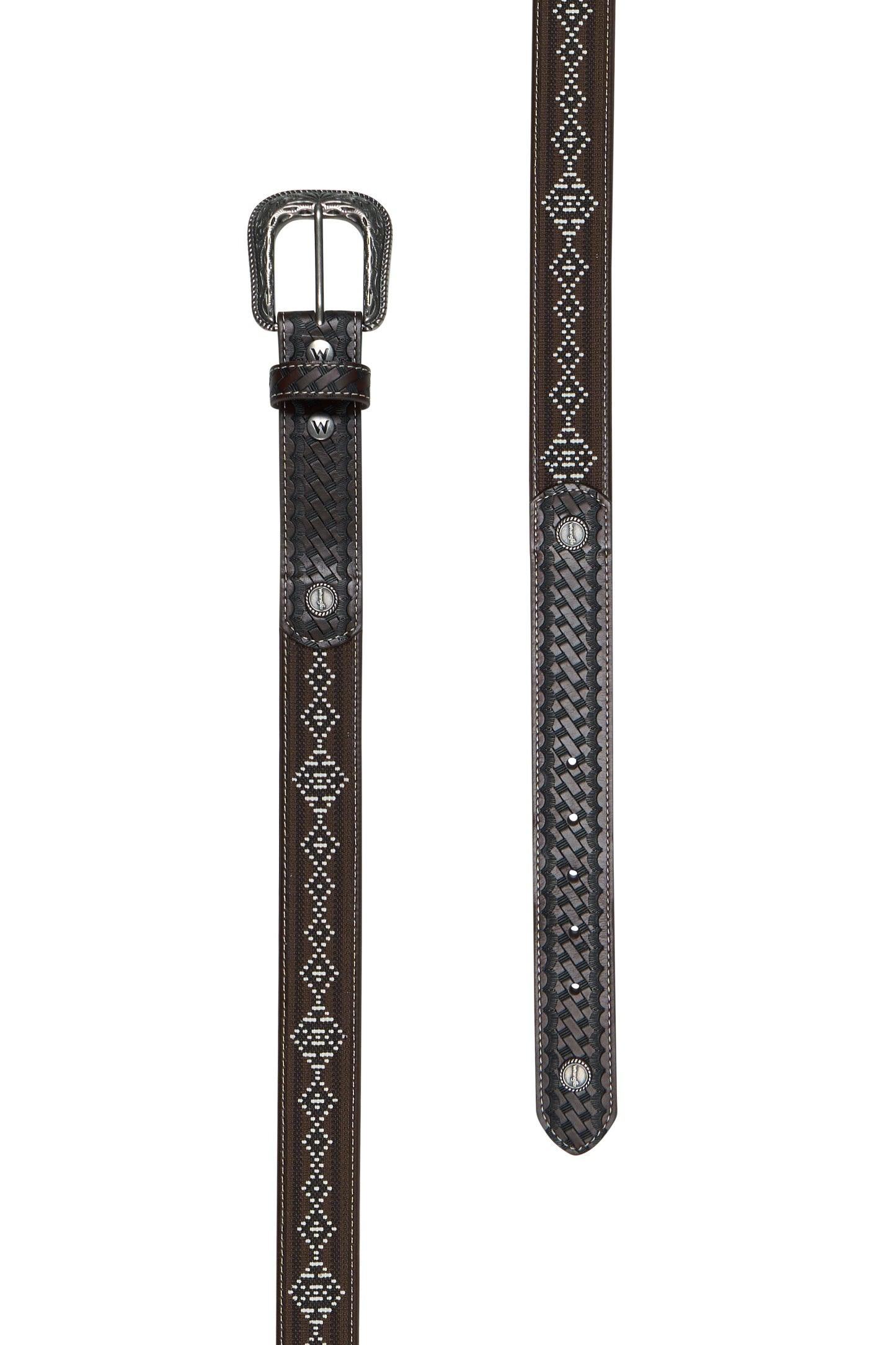Wrangler BRAYSON Belt - Dark/Tan
