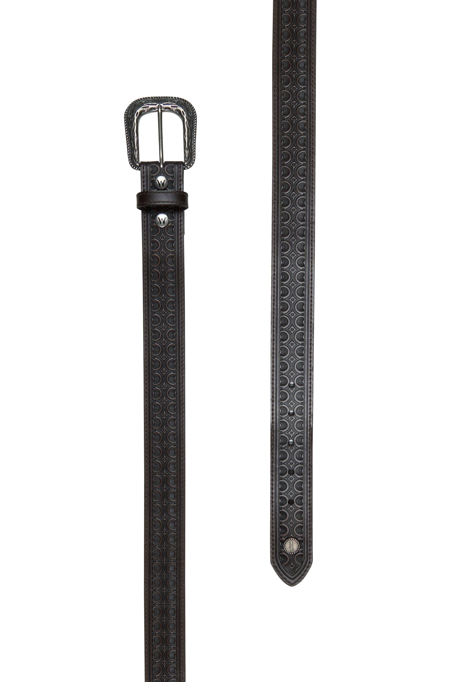 Wrangler Men's SAMMY Belt - Dark/Tan