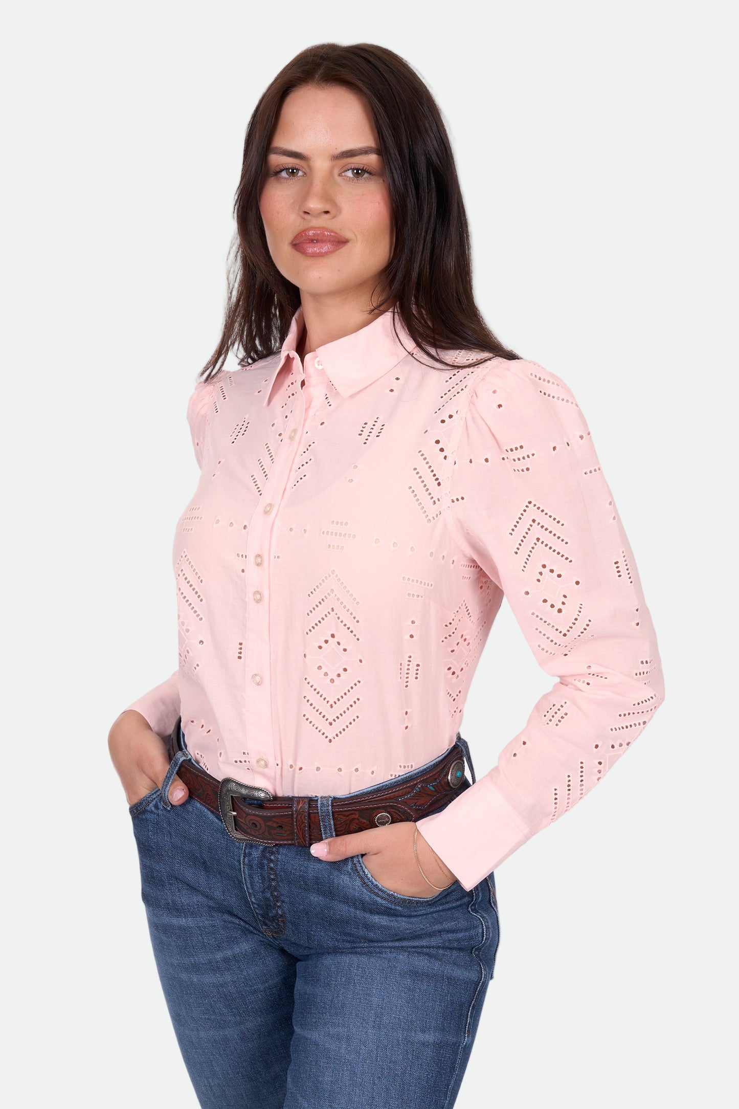 Wrangler Women's LILLY LS Shirt - Pink
