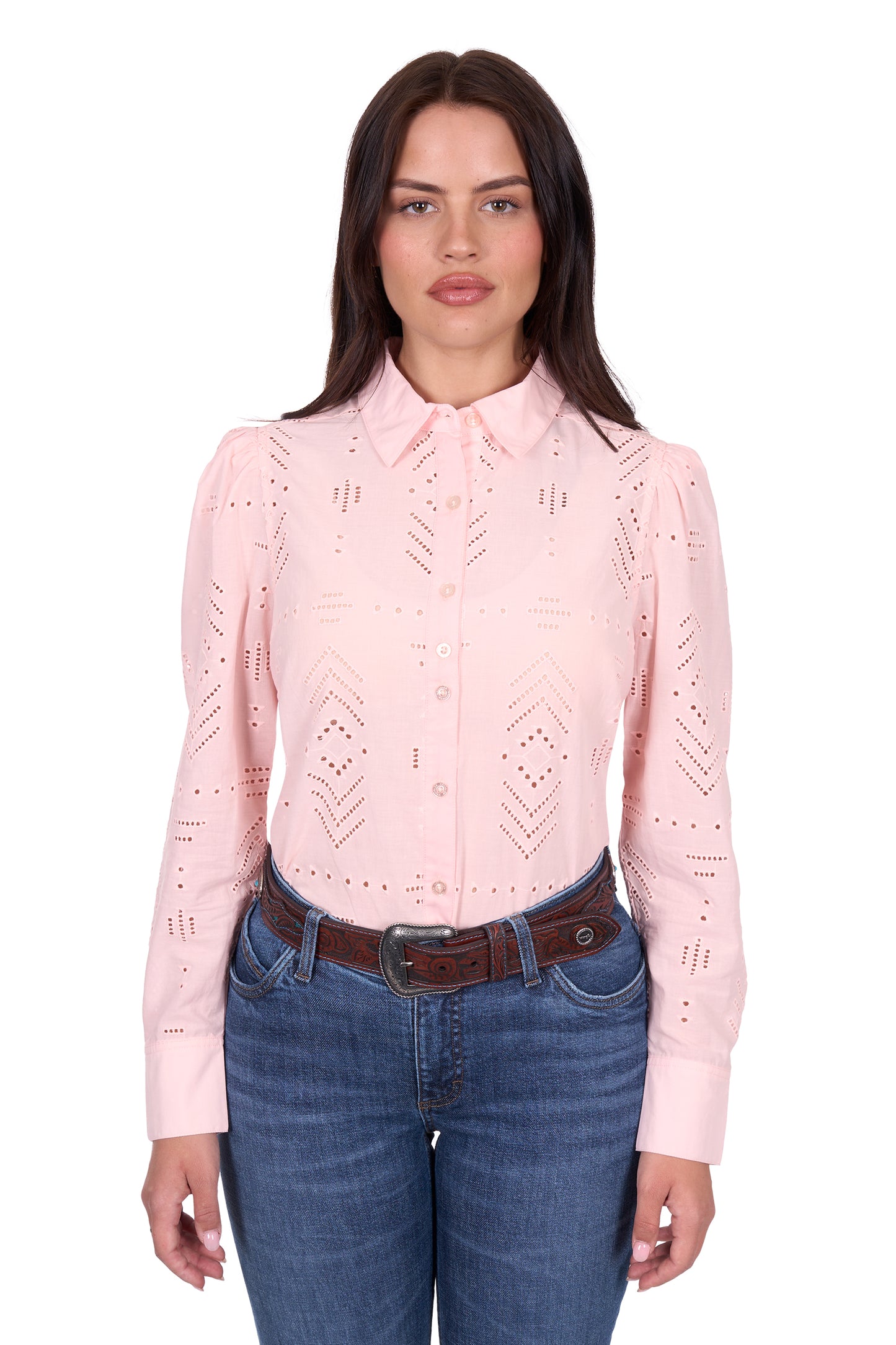 Wrangler Women's LILLY LS Shirt - Pink
