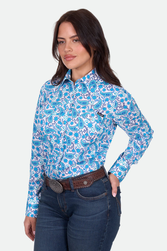 Wrangler Women's ALISSA LS Shirt - Blue