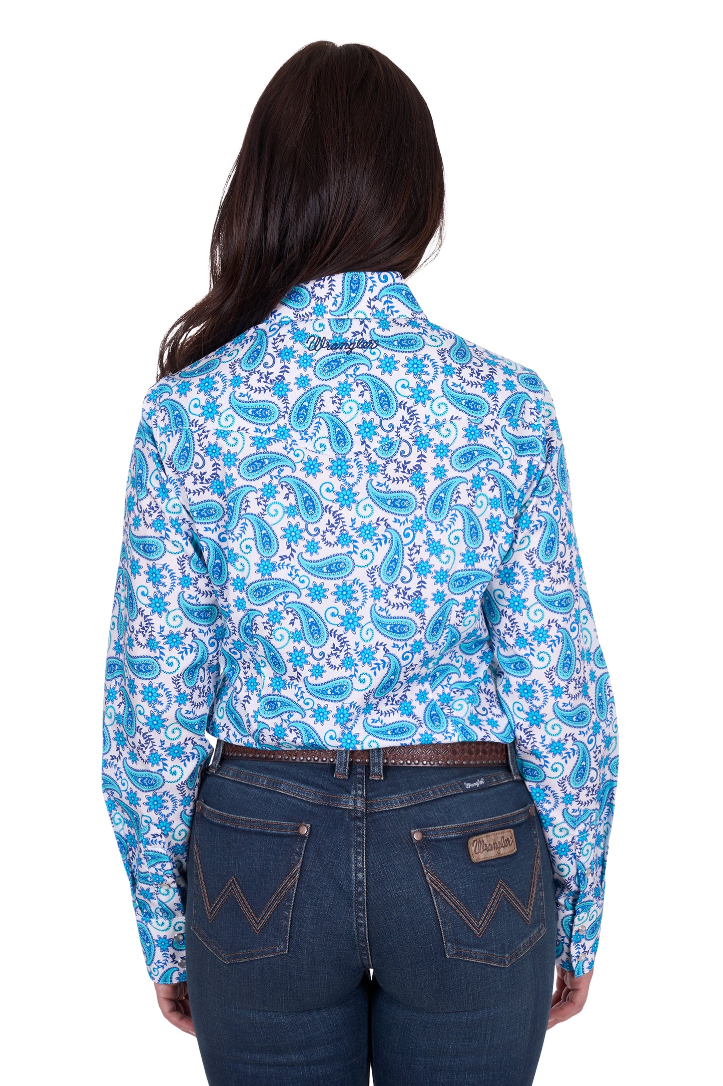 Wrangler Women's ALISSA LS Shirt - Blue