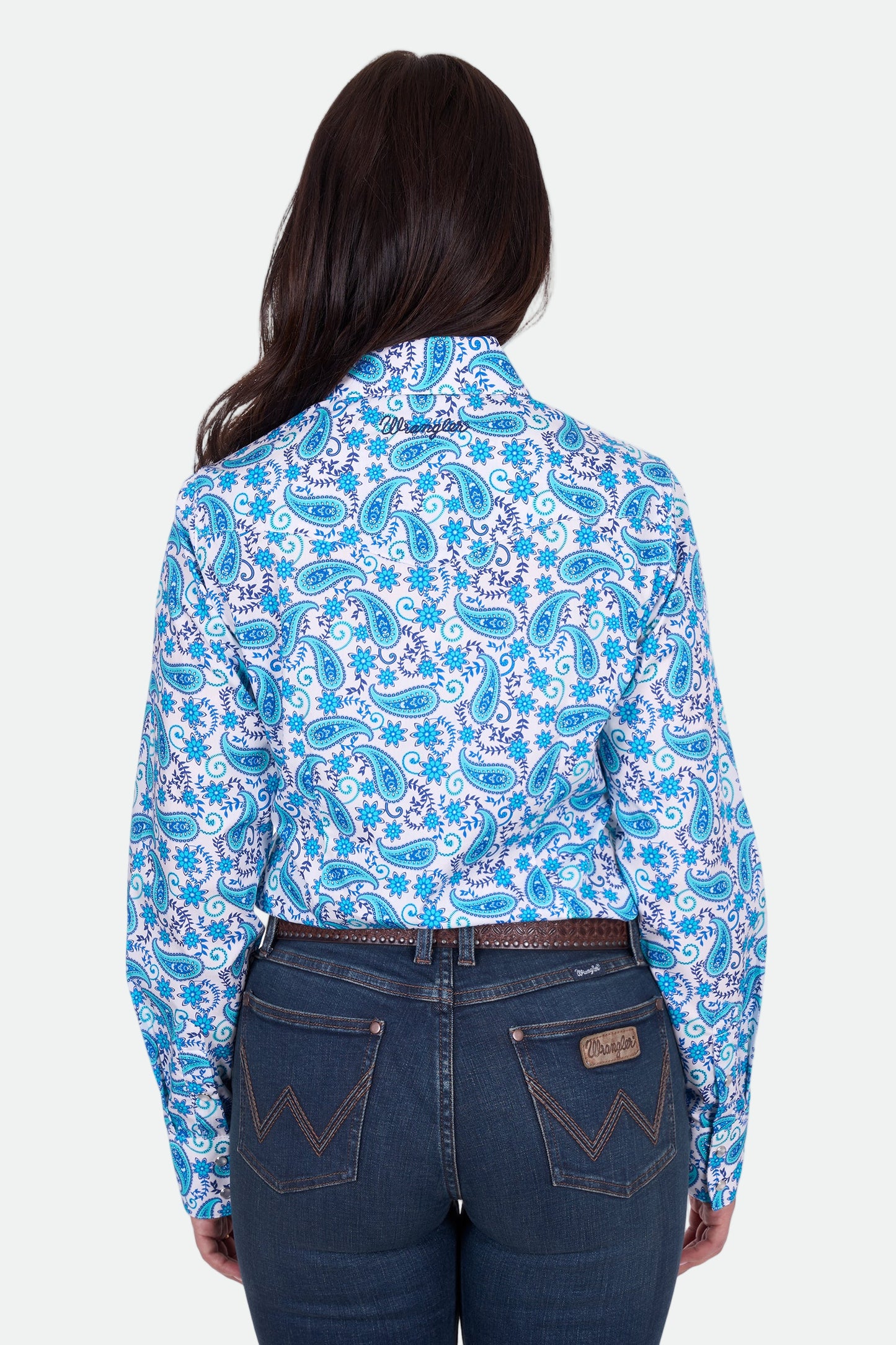 Wrangler Women's ALISSA LS Shirt - Blue