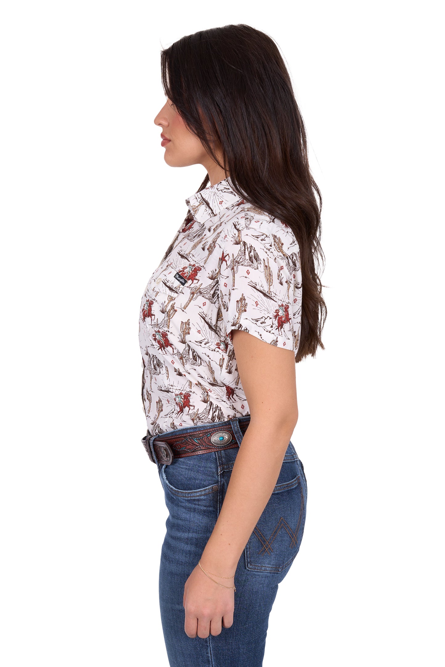 Wrangler Women's CELESTE SS Shirt - Egret