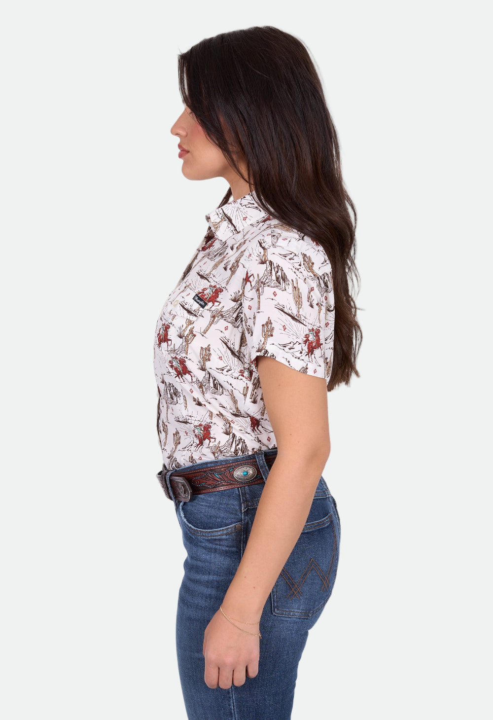 Wrangler Women's CELESTE SS Shirt - Egret