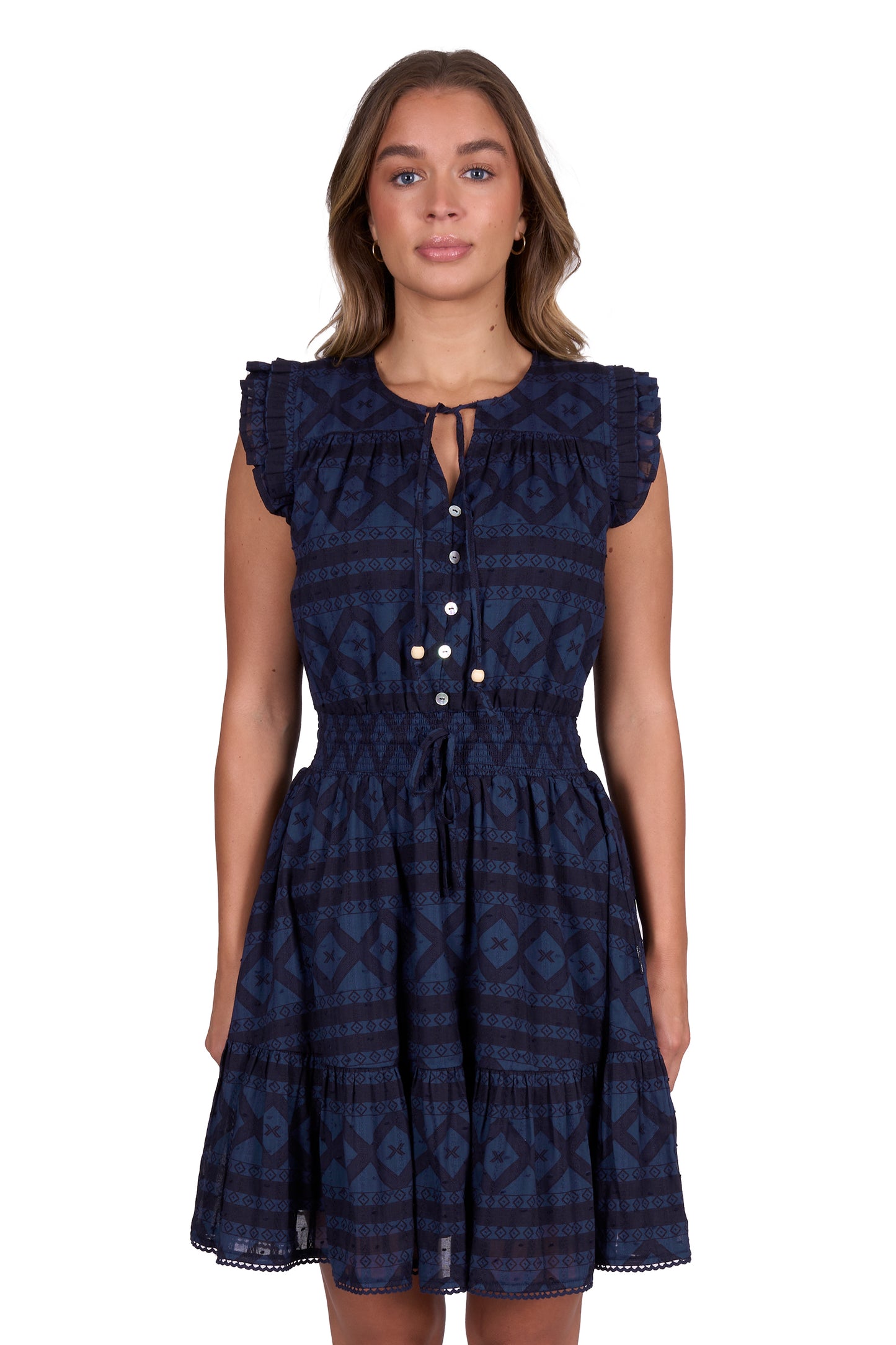Wrangler Women's MELINDA SS Dress - Navy
