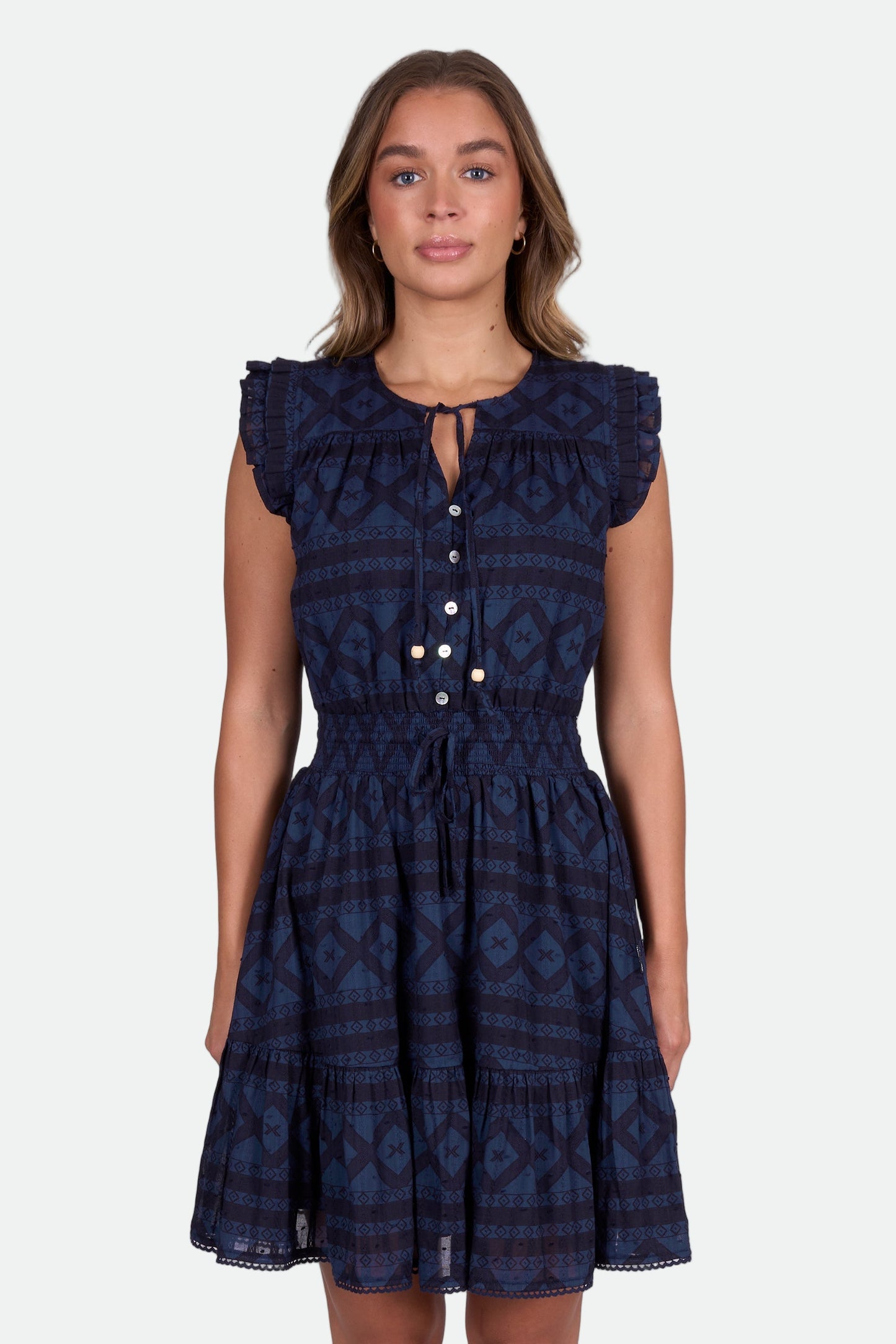 Wrangler Women's MELINDA SS Dress - Navy