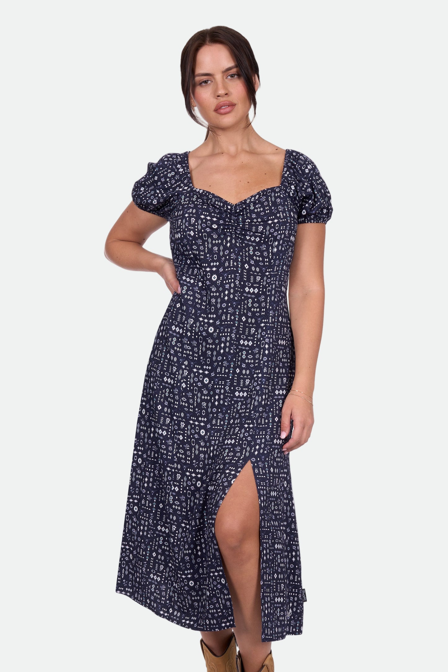 Wrangler Women's BETH SS Dress - Navy