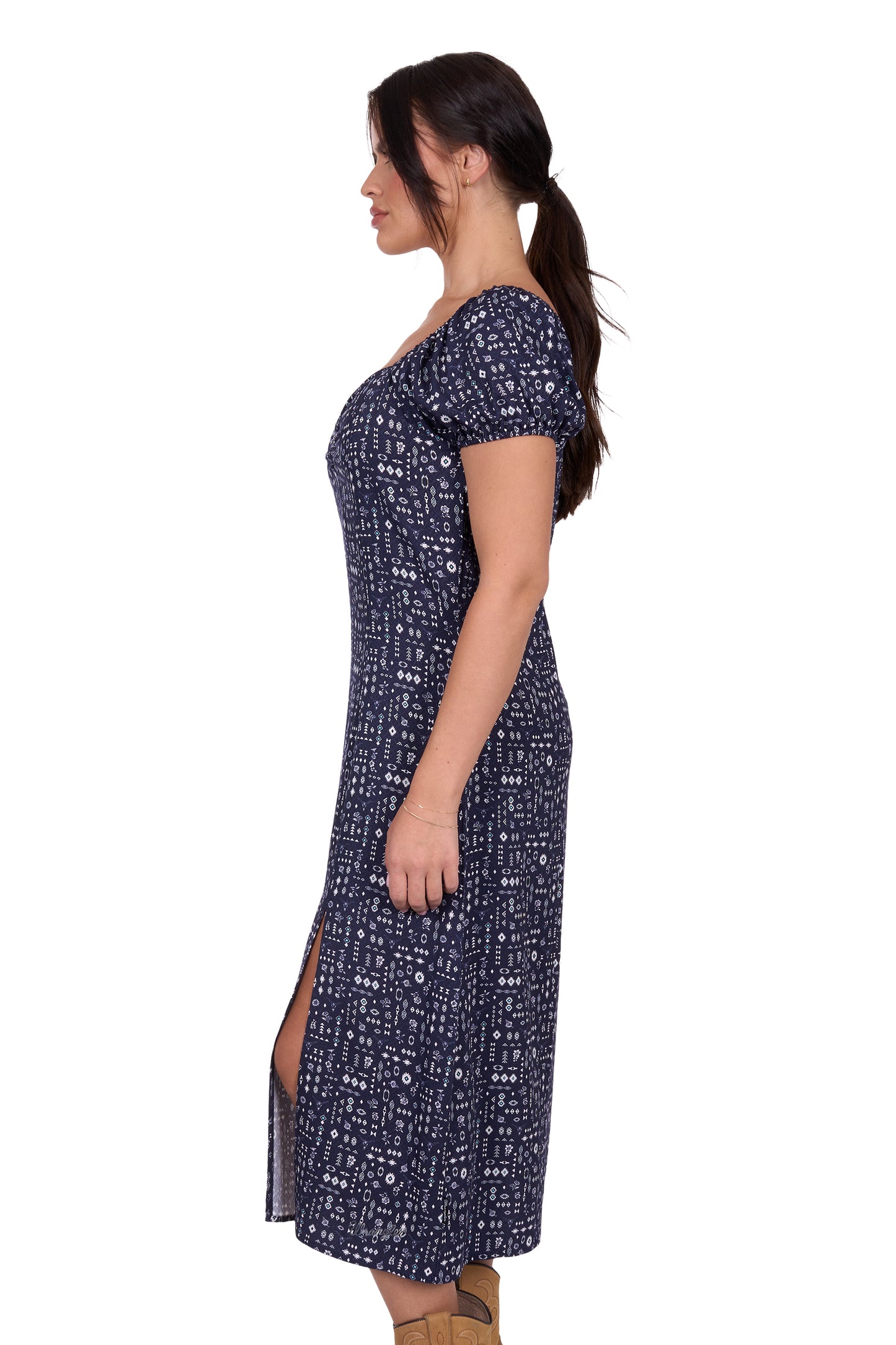 Wrangler Women's BETH SS Dress - Navy