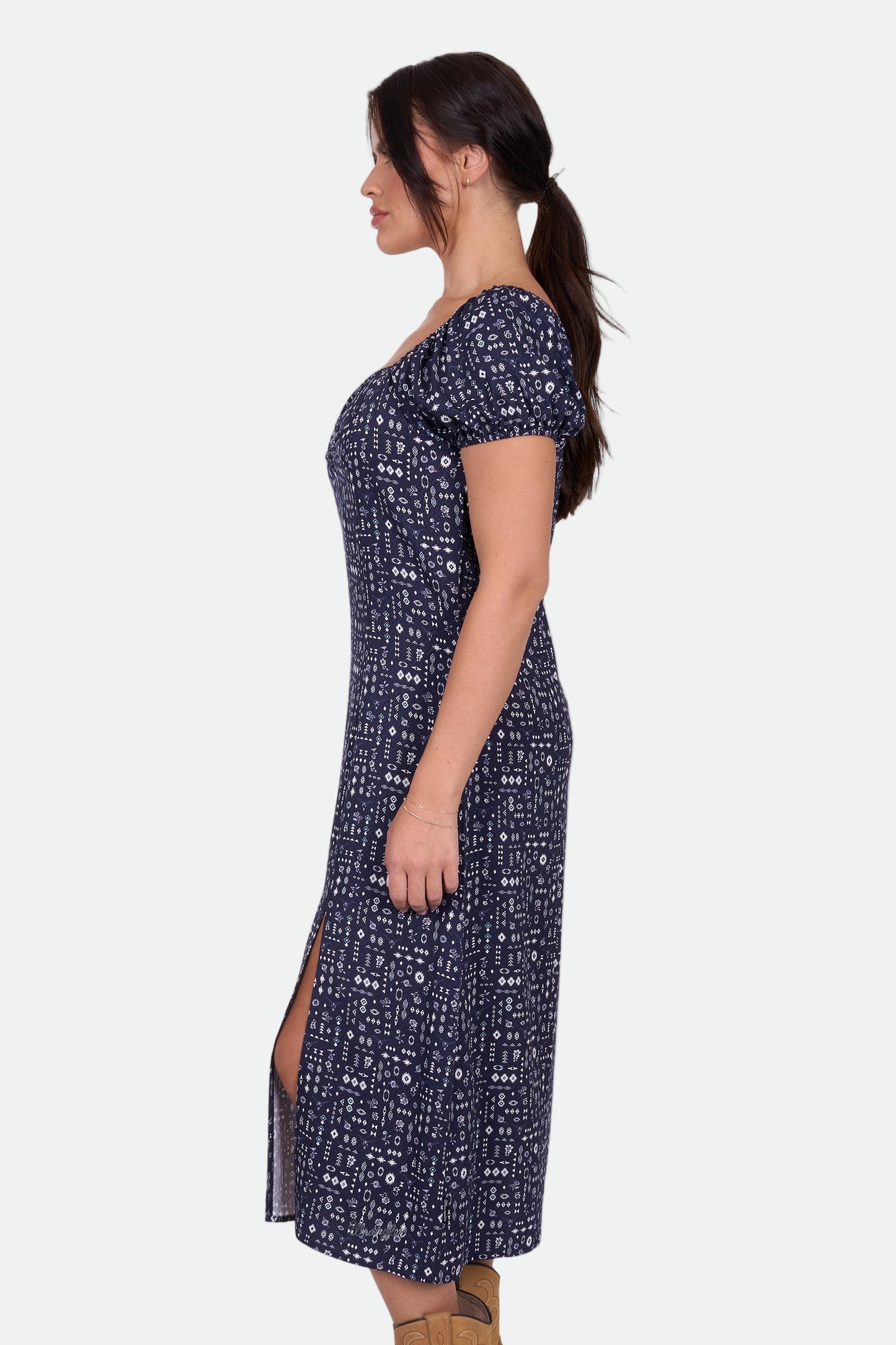 Wrangler Women's BETH SS Dress - Navy