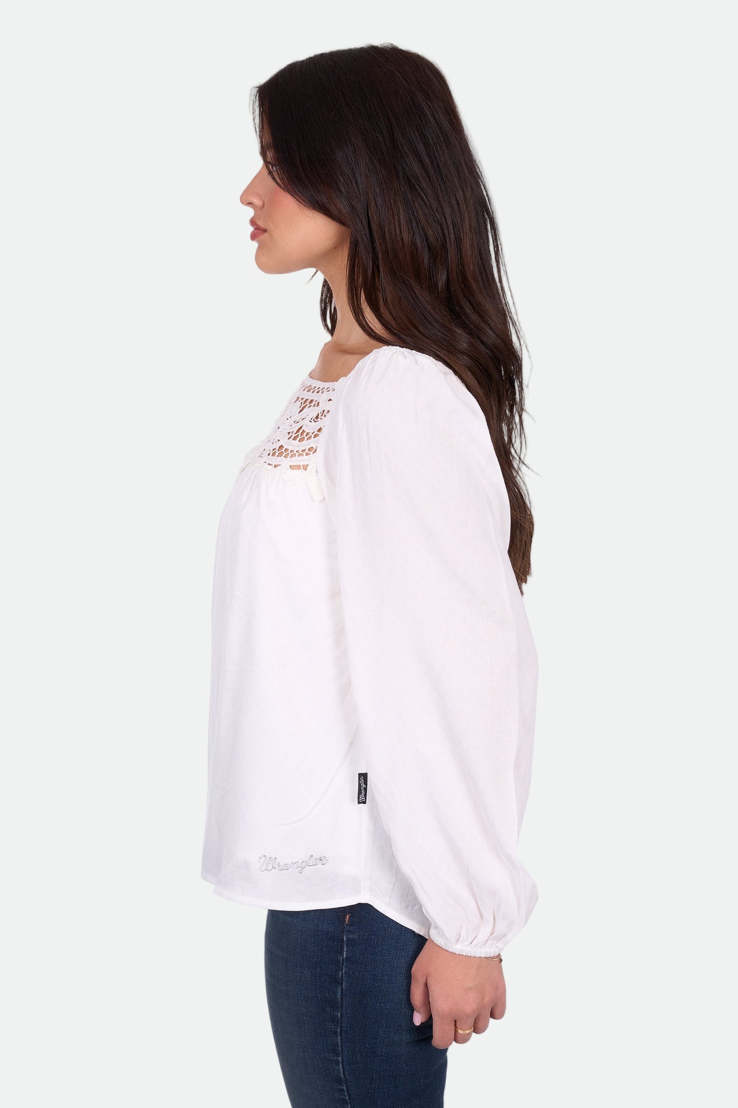 Wrangler Women's DARIA LS Blouse - Ivory