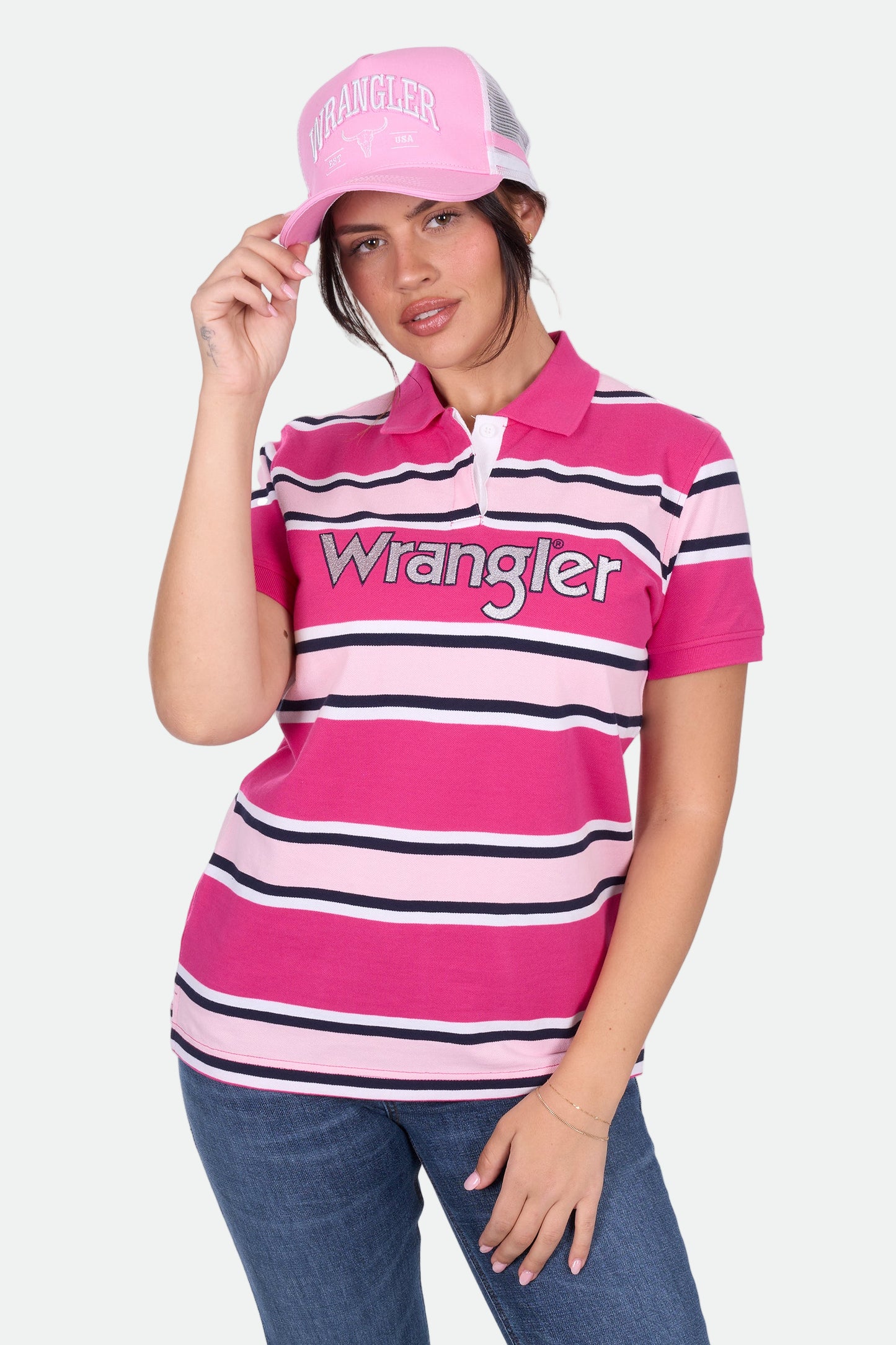 Wrangler Women's HARRIET SS Polo - Pink