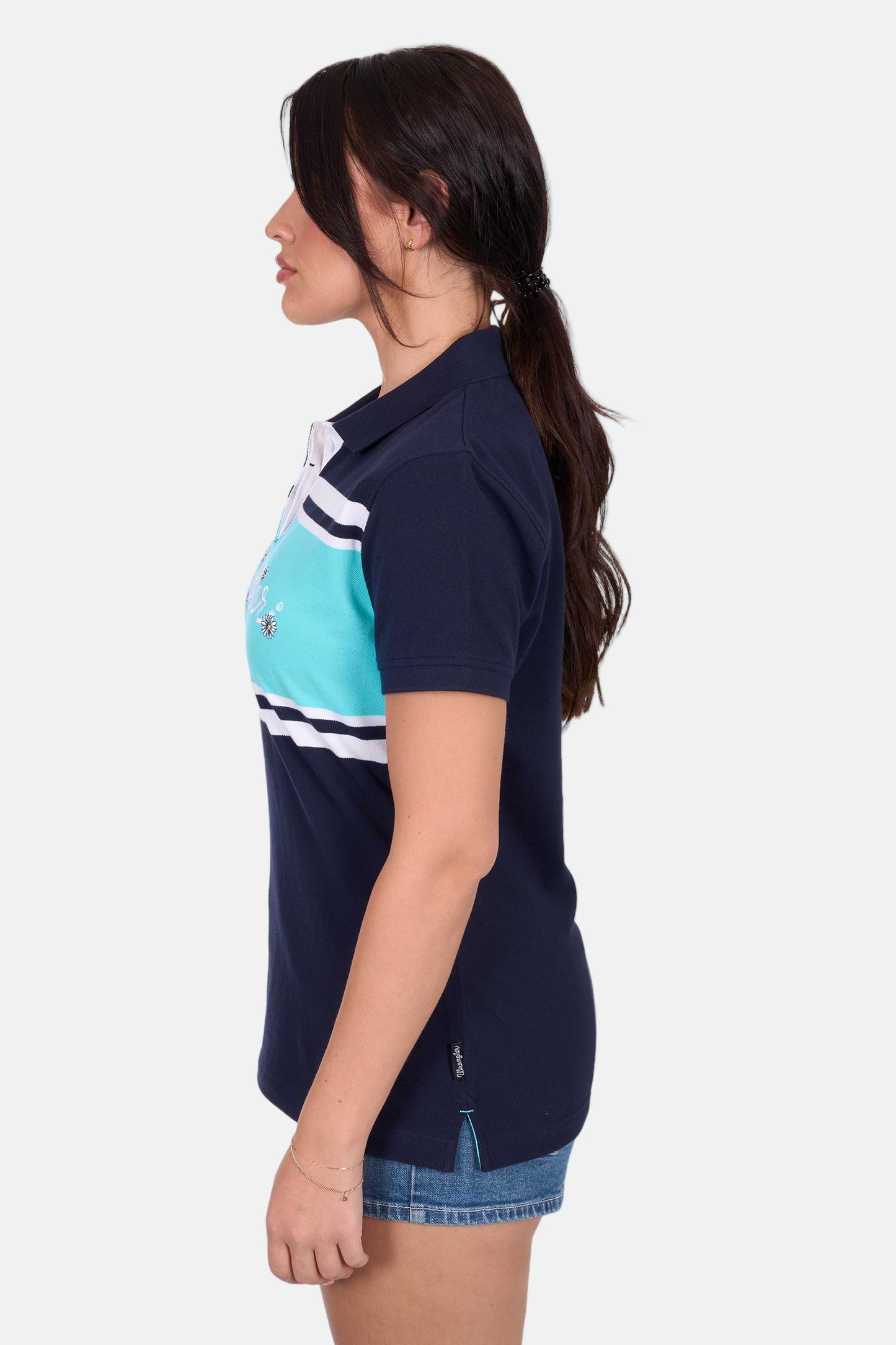 Wrangler Women's MISTIE SS Polo - Navy