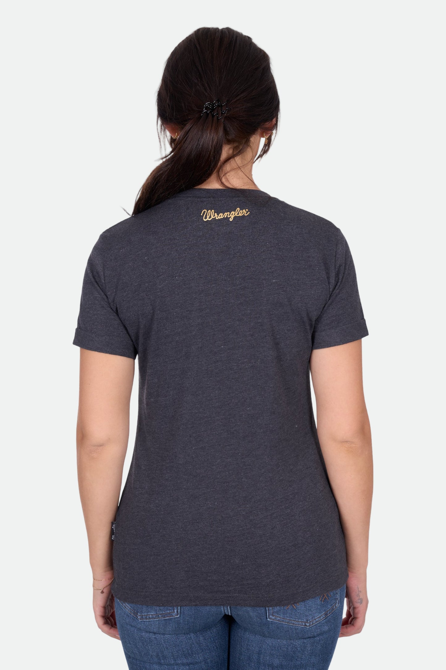 Wrangler Women's IRENE SS Tee - Charcoal Marle