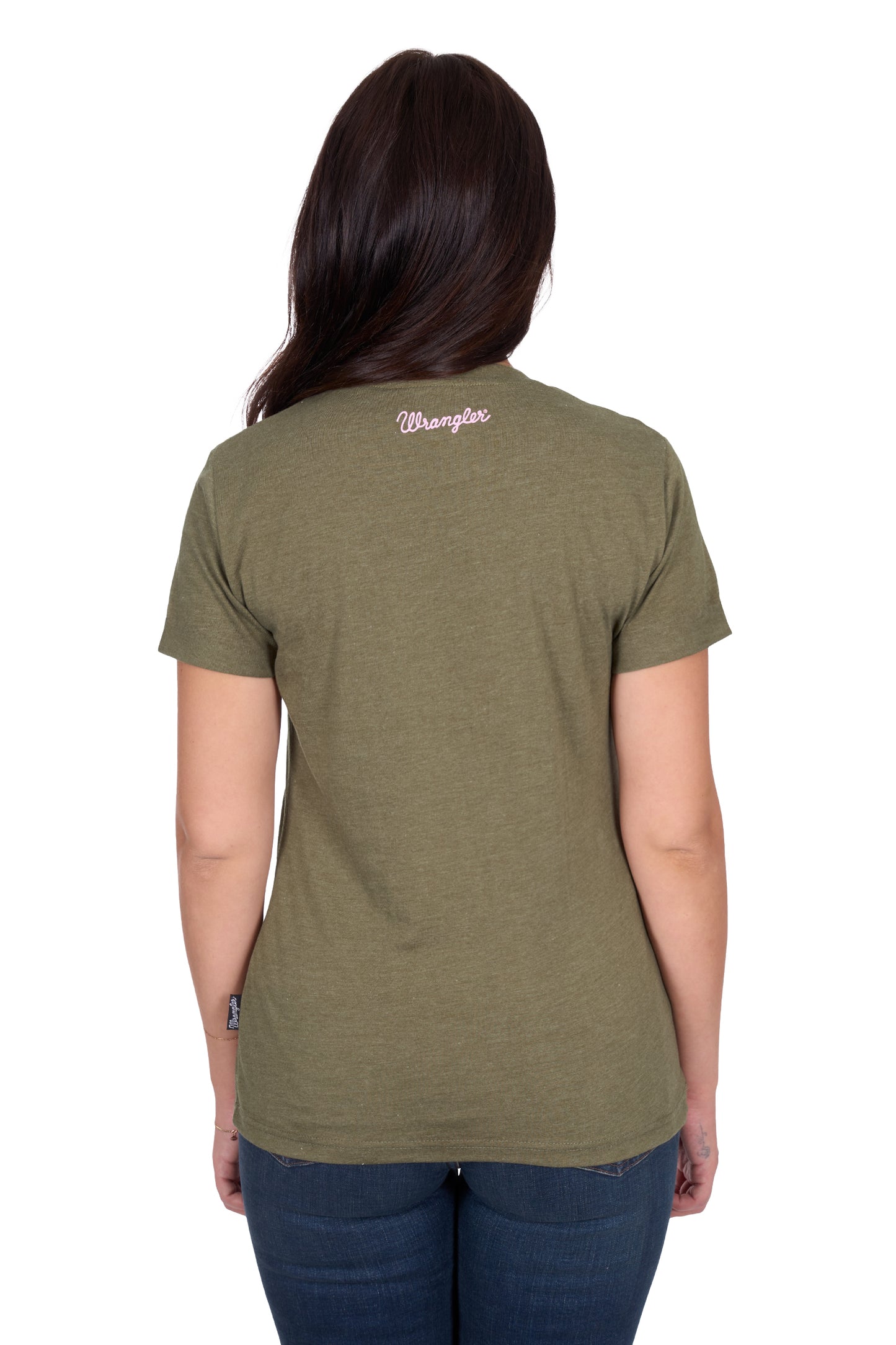 Wrangler Women's JENNY SS Tee - Khaki Marle