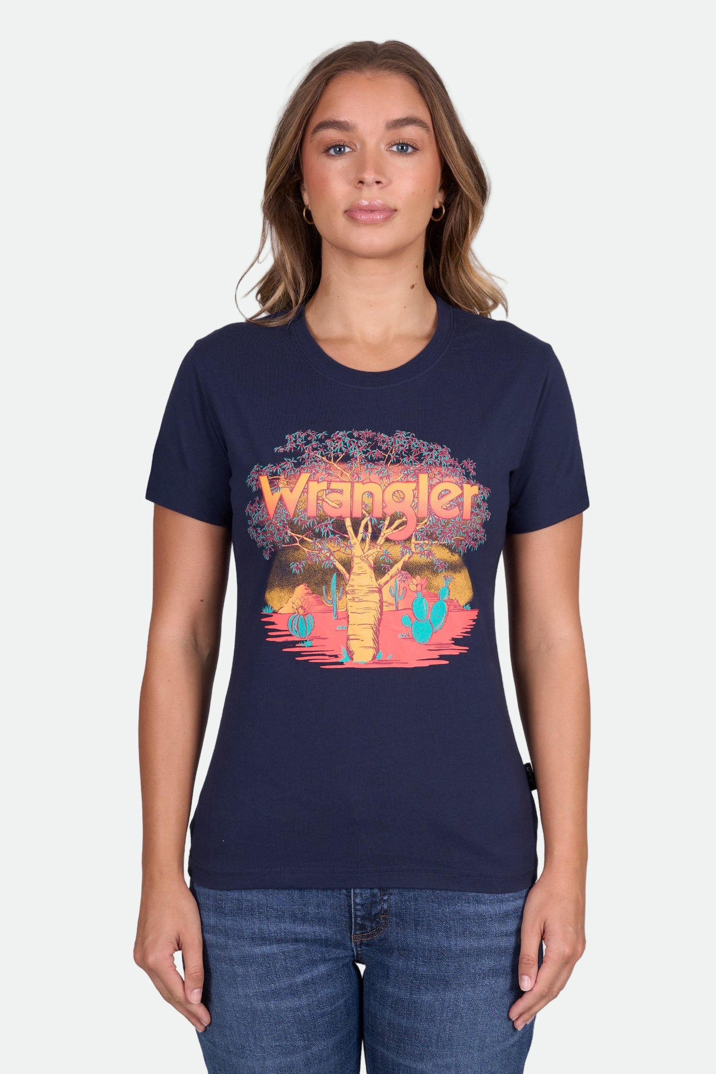 Wrangler Women's LOTTIE SS Tee - Navy