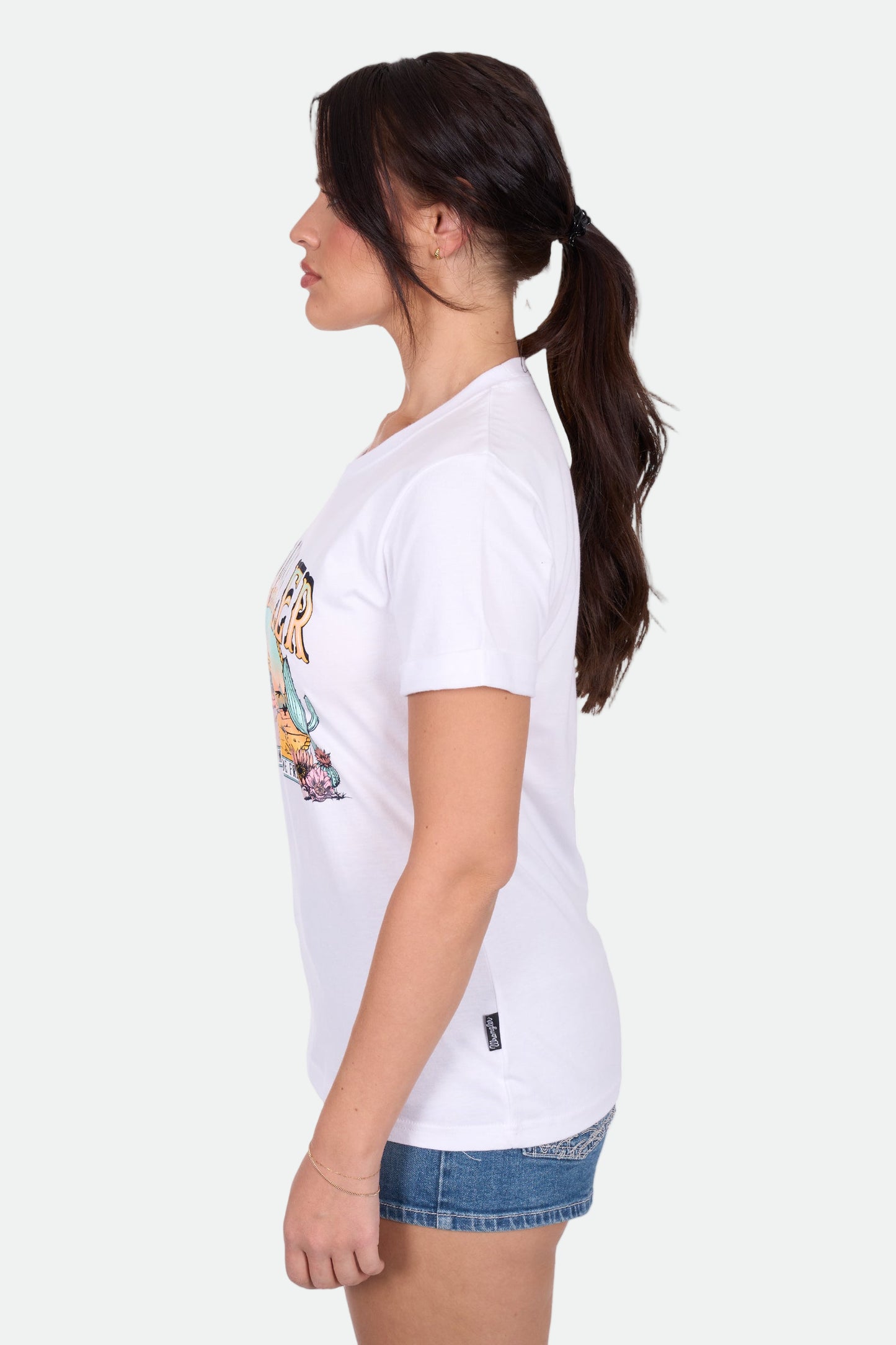 Wrangler Women's HELENA SS Tee - White
