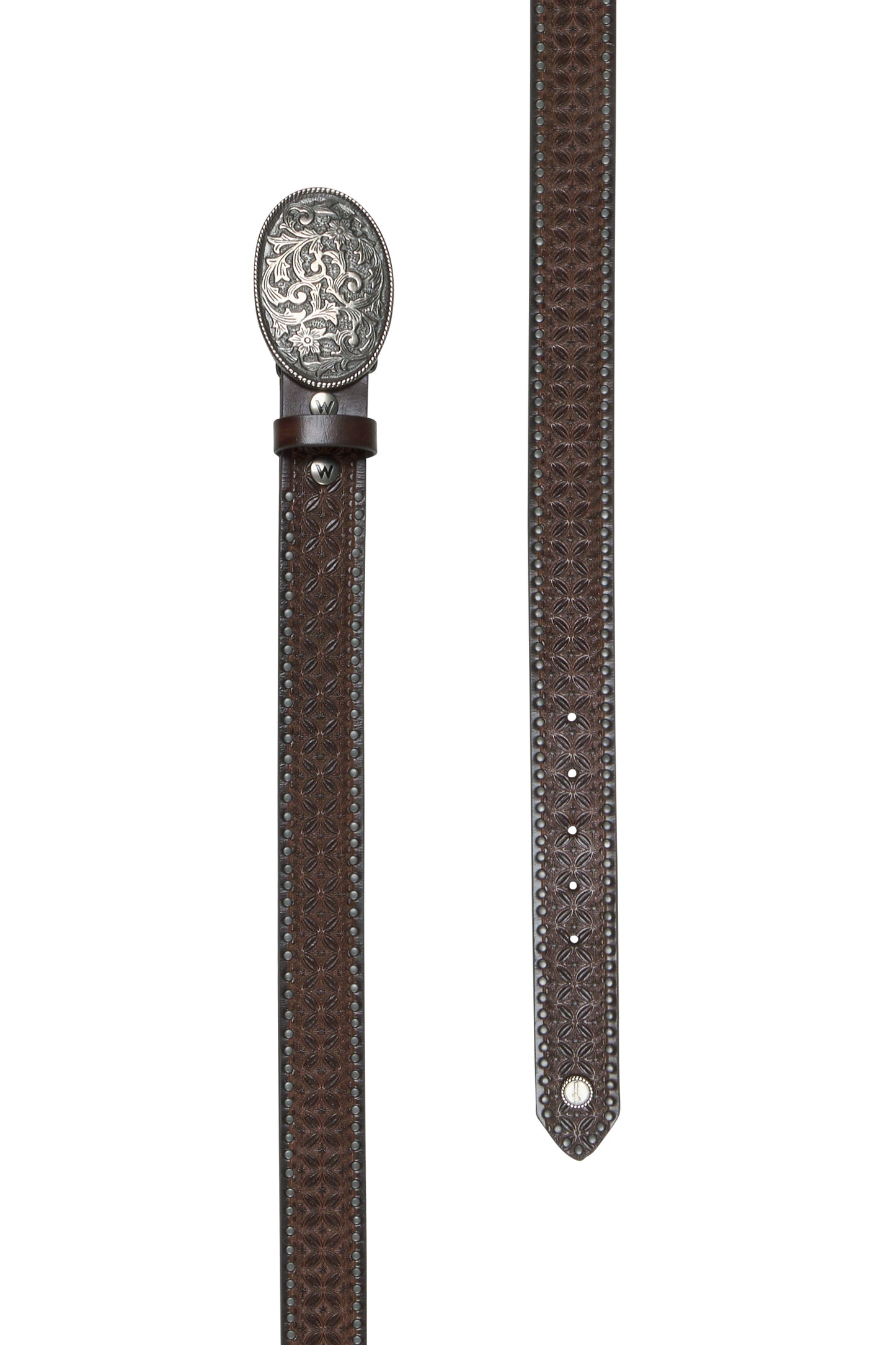 Wrangler Women's Drew Belt - Dark Tan