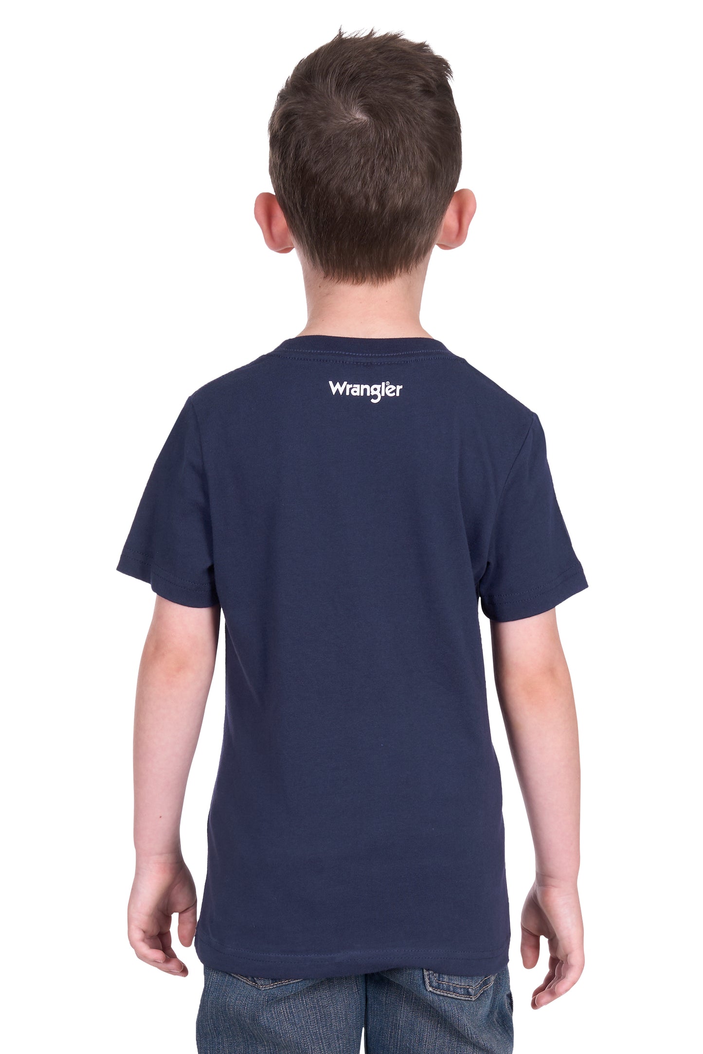 Wrangler Boy's Luis Ss Tee - Navy