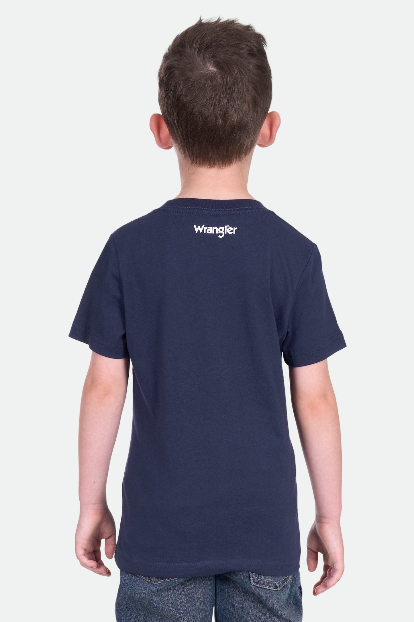 Wrangler Boy's Luis Ss Tee - Navy