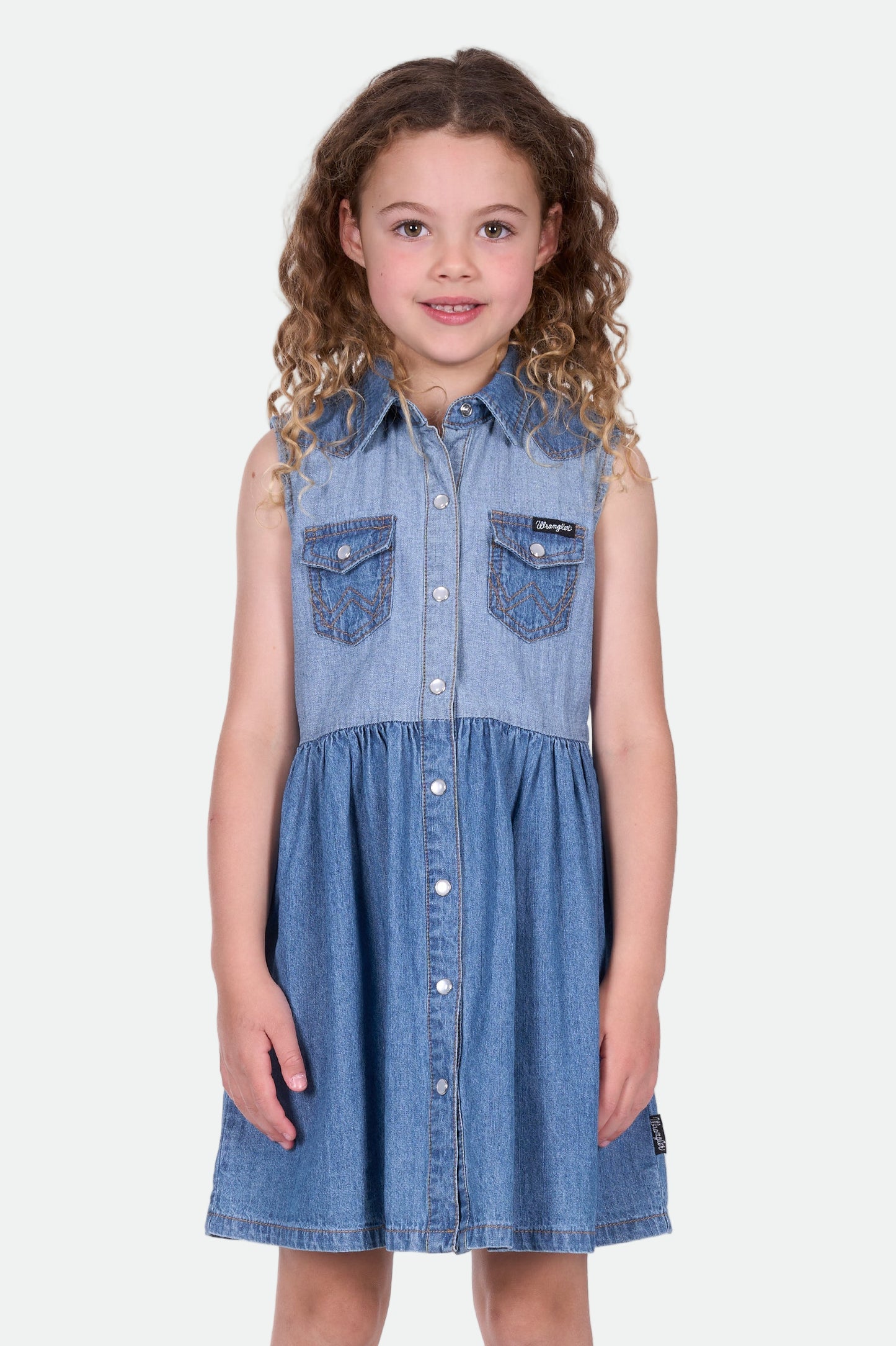 Wrangler Girl's JOANNA SL Dress - Navy