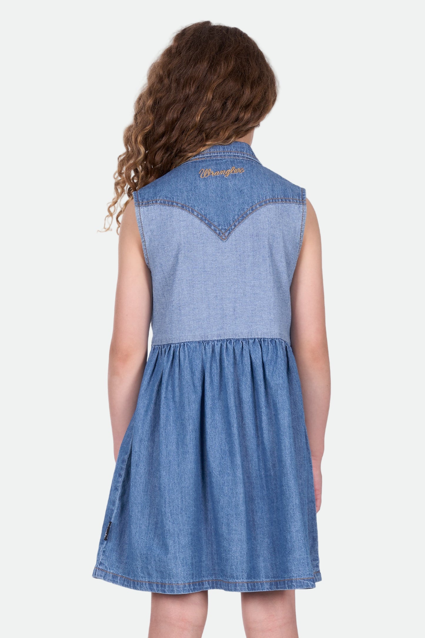 Wrangler Girl's JOANNA SL Dress - Navy