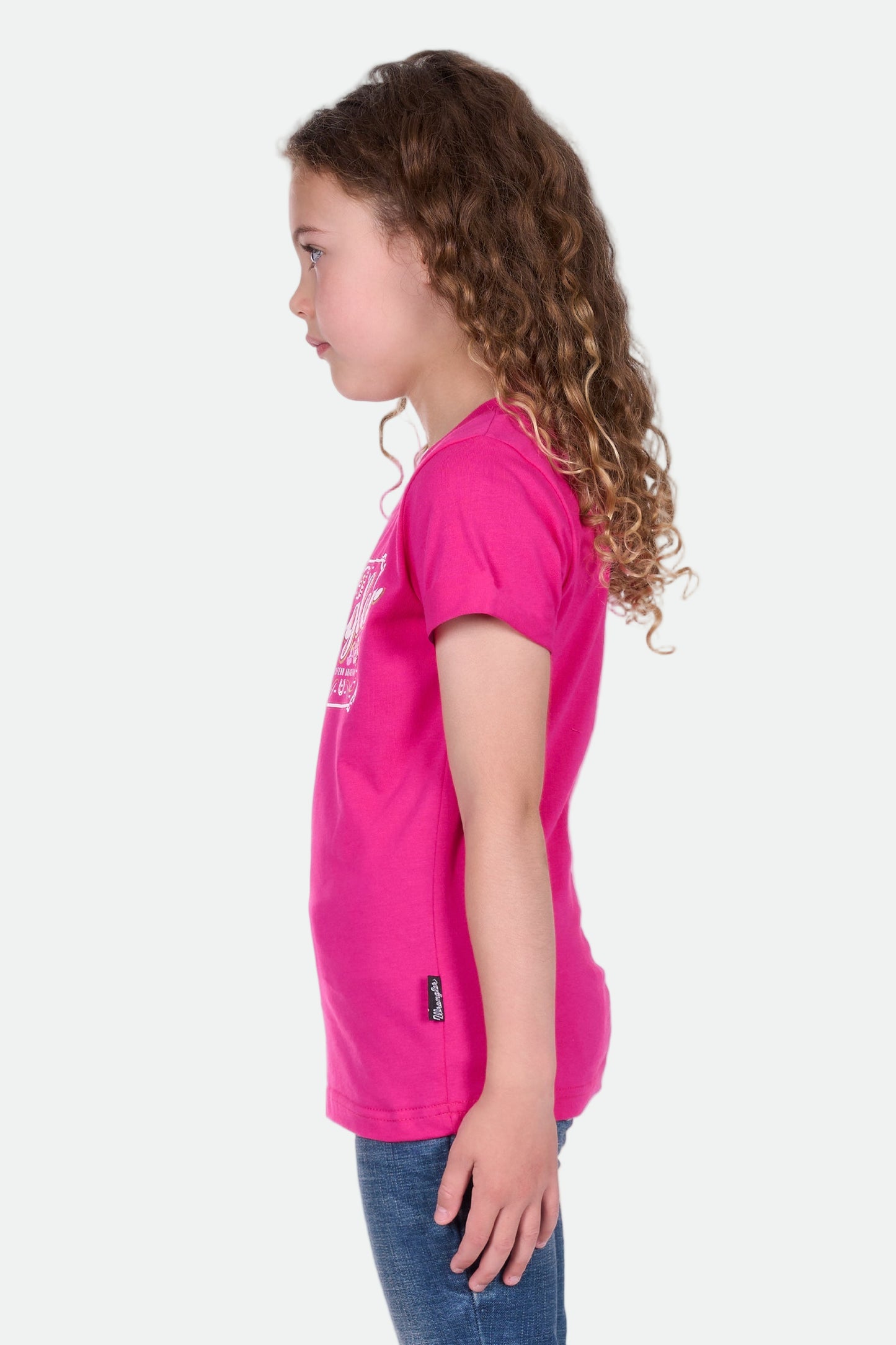 Wrangler Girl's DELILA SS Tee - Hot Pink
