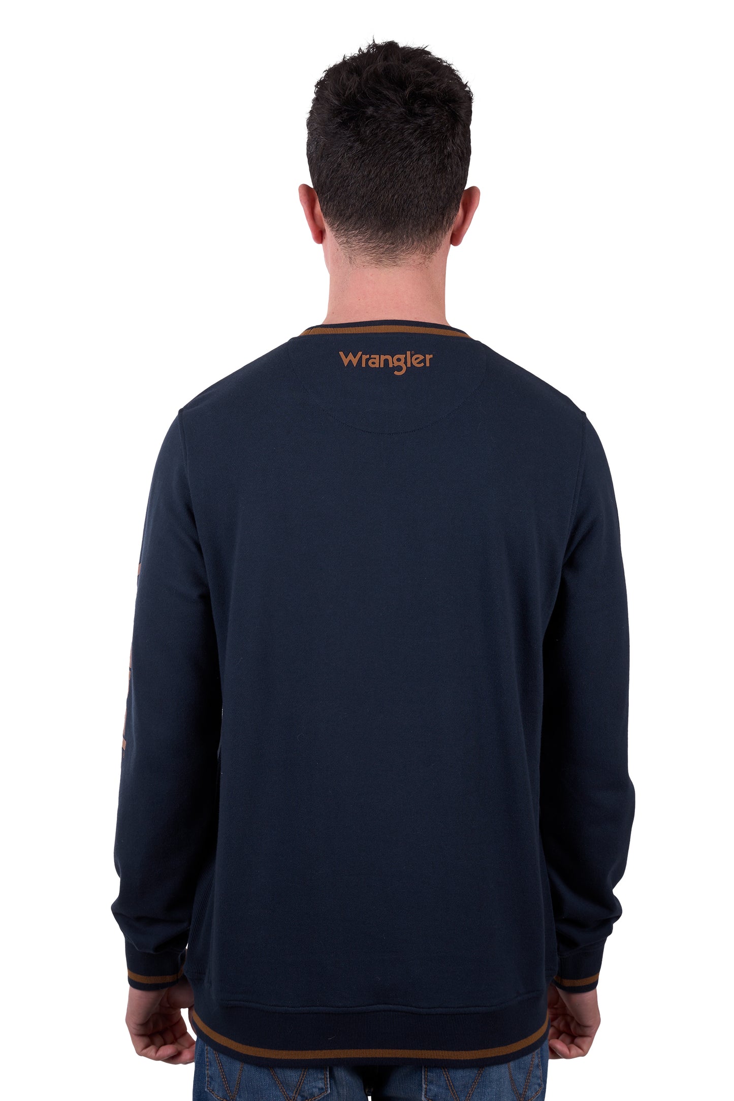 Wrangler Men's Dion Crew - Navy