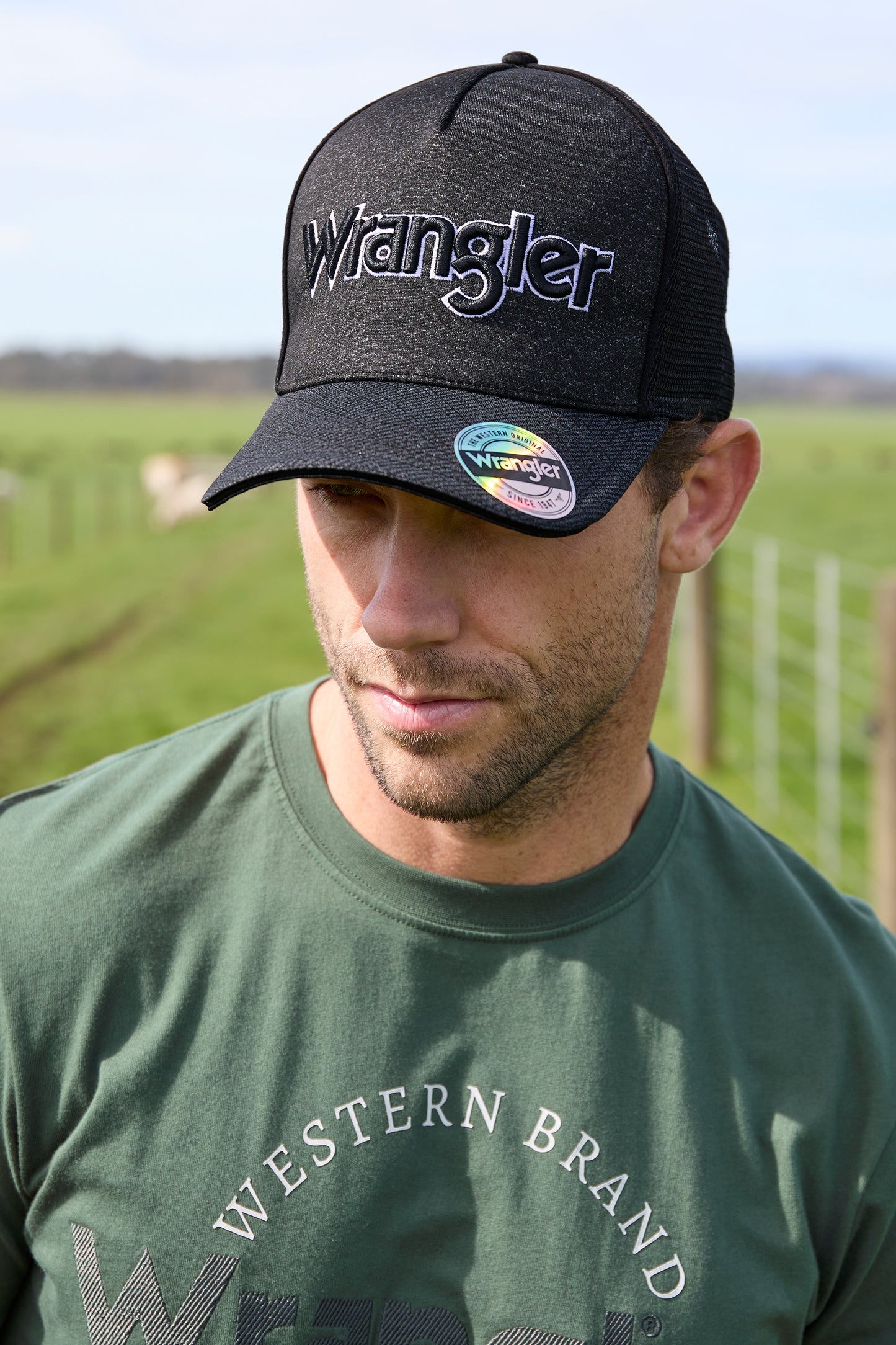 Wrangler Ben Hp Trucker Cap - Charcoal/Marle
