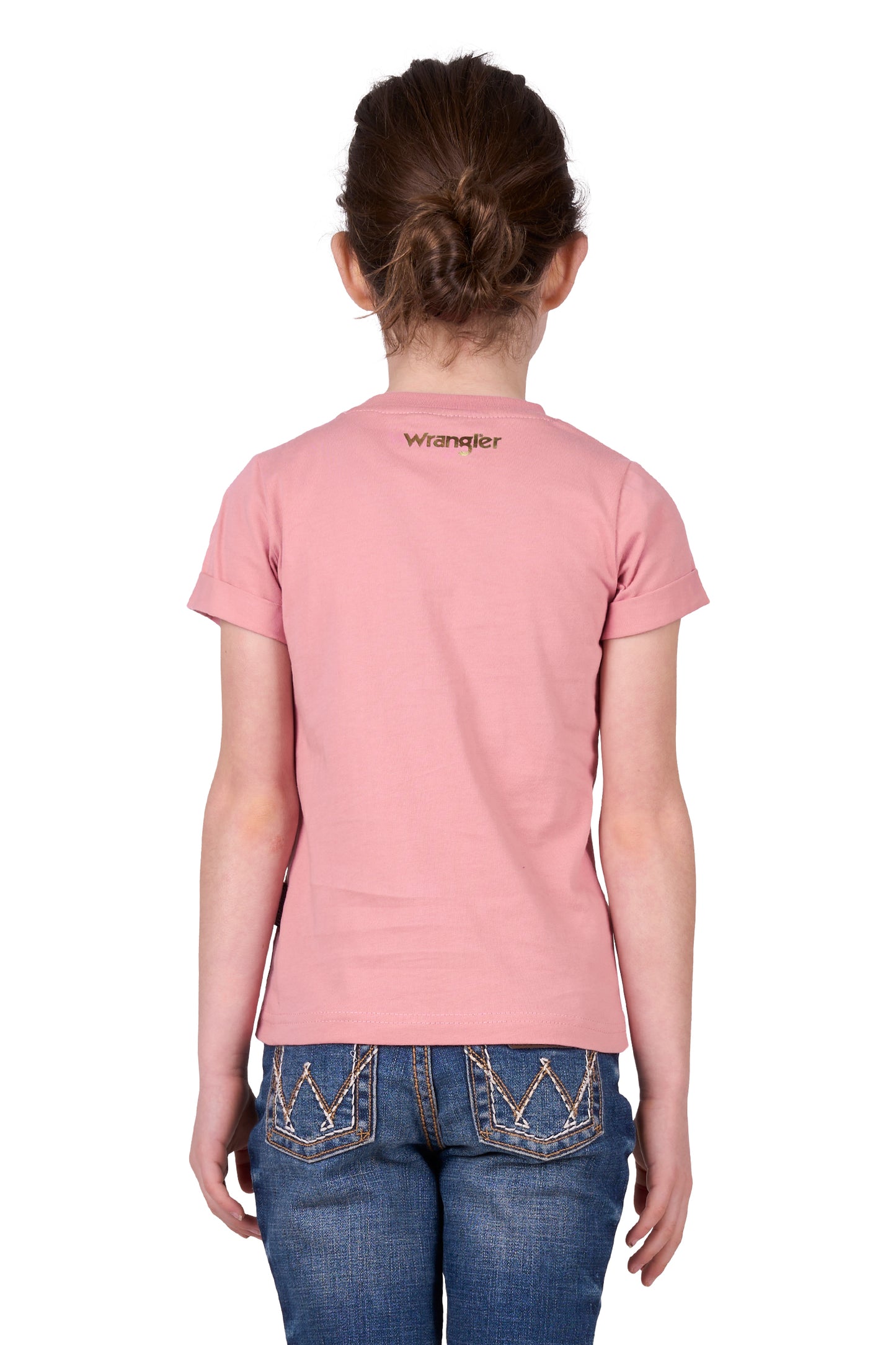 Wrangler GIRLS GISELLE SS TEE - PINK