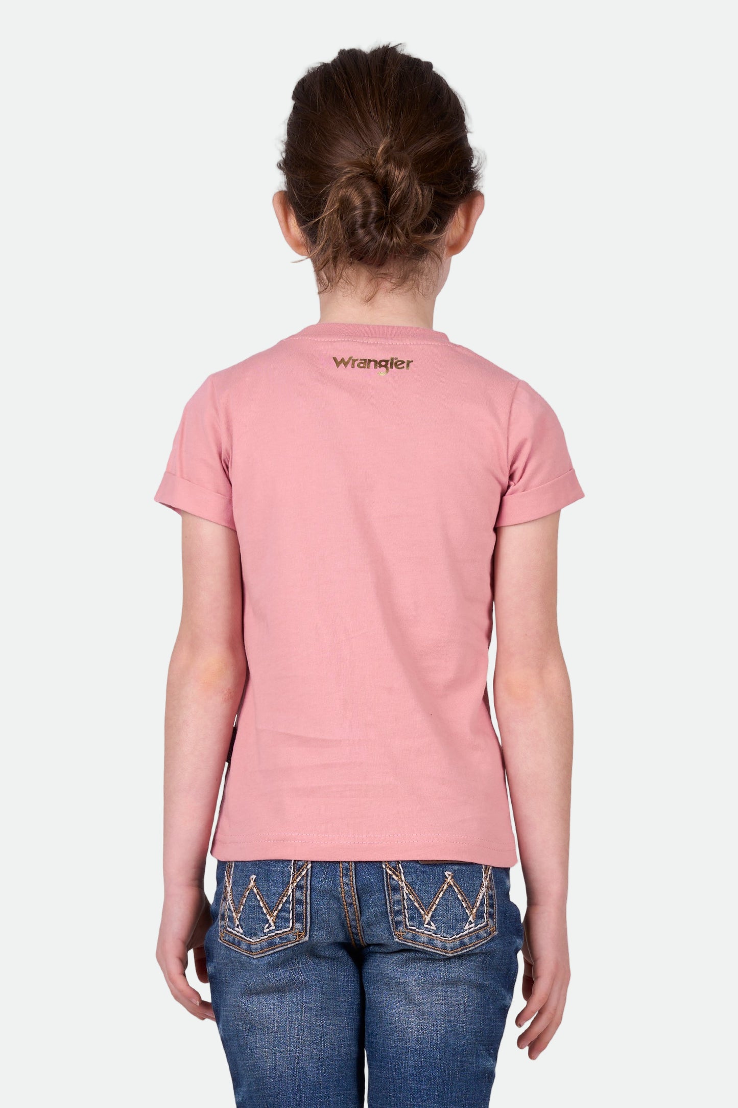 Wrangler GIRLS GISELLE SS TEE - PINK (Clearance)