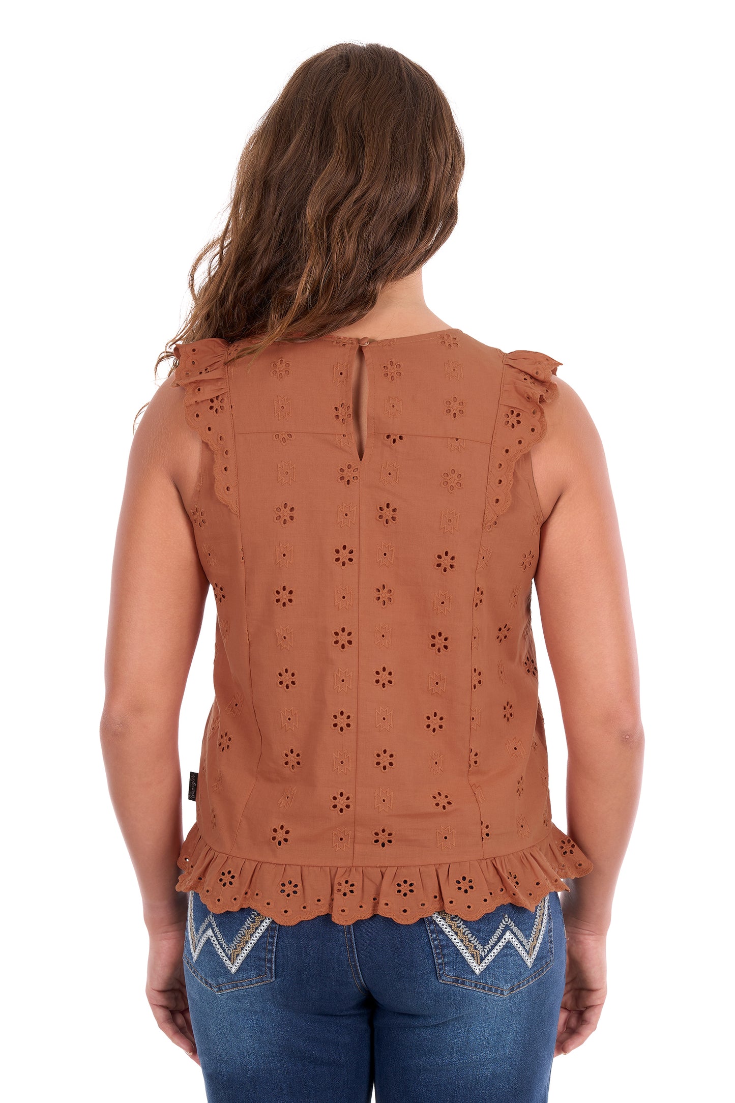 Wrangler Women's Grace Long Sleeve Blouse – Copper